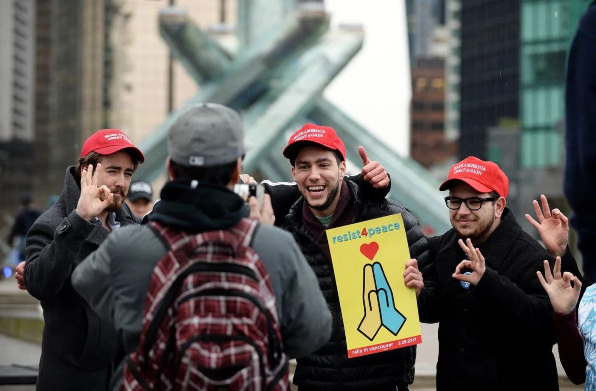 https://www.nationalobserver.com/2024/09/09/news/bc-united-leak-extremism-file-rival-party-executive-isidorou

Angelo Isidorou (right) poses for a photo while flashing a hand symbol at the opening of the Trump International Hotel and Tower in Vancouver, B.C. on Feb. 28, 2017. Handout photo by Jennifer Gauthier