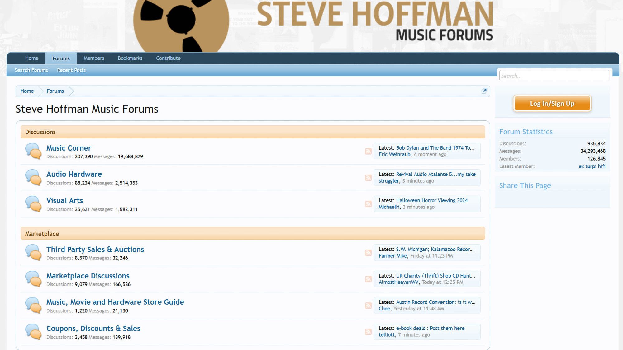 The Steve Hoffman Music Forums.