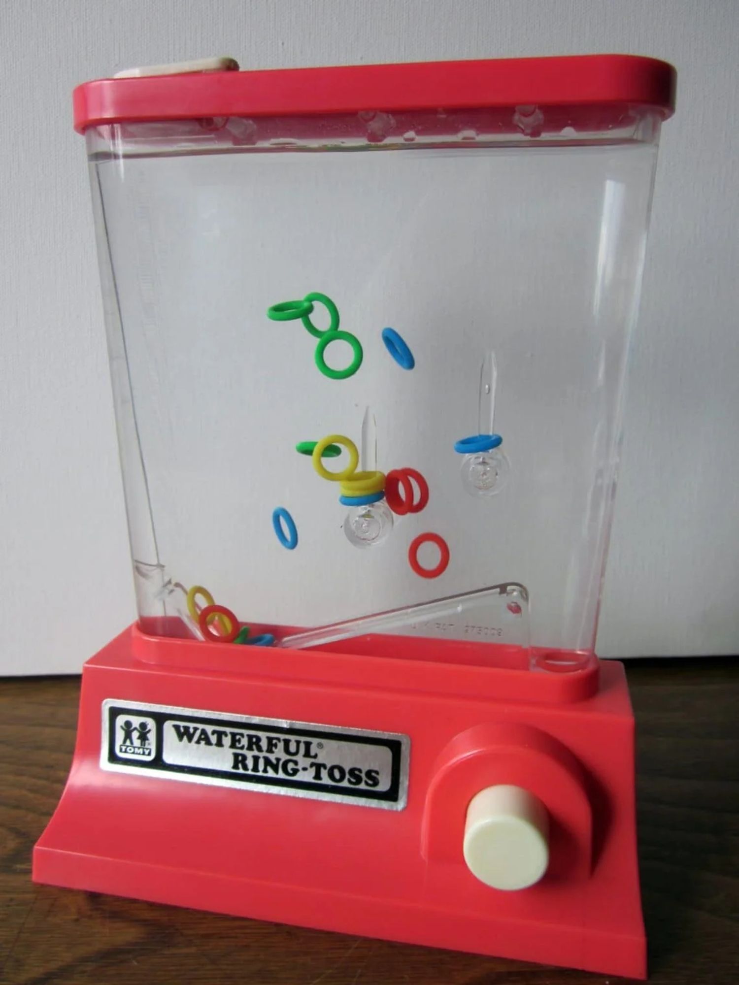 A water ring toss game