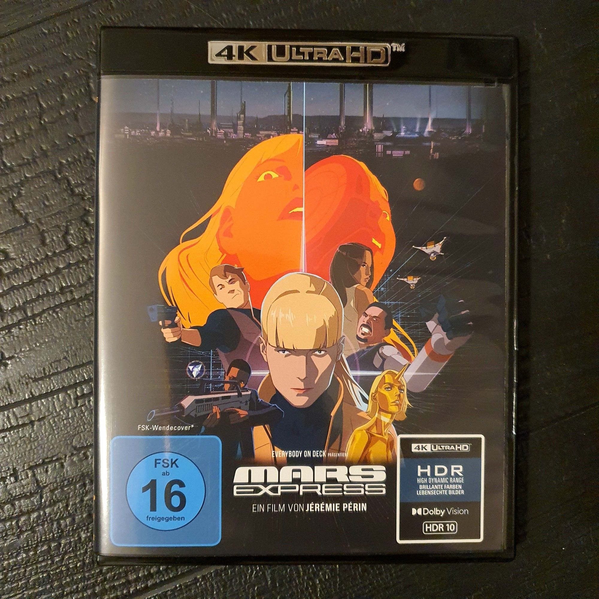 Blu-Ray 4K du film Mars Express (édition allemande).