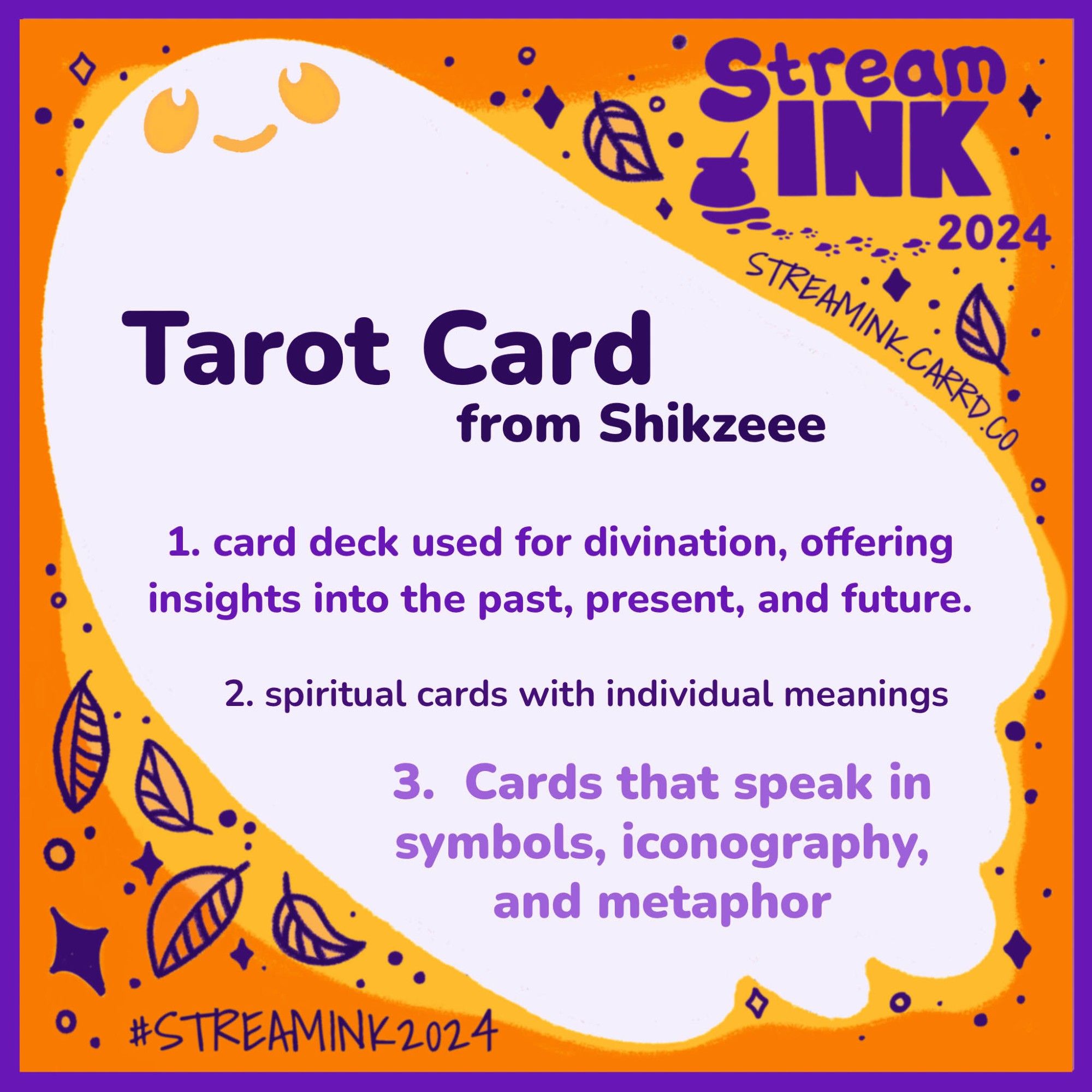 Today’s Stream Ink word is Tarot Card! 