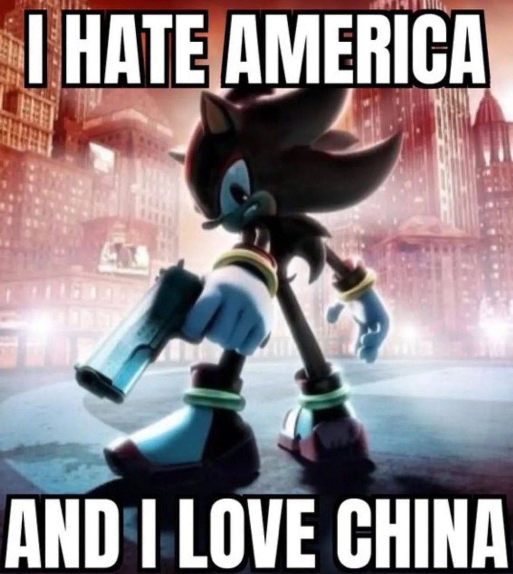 I HATE AMERICA
AND I LOVE CHINA