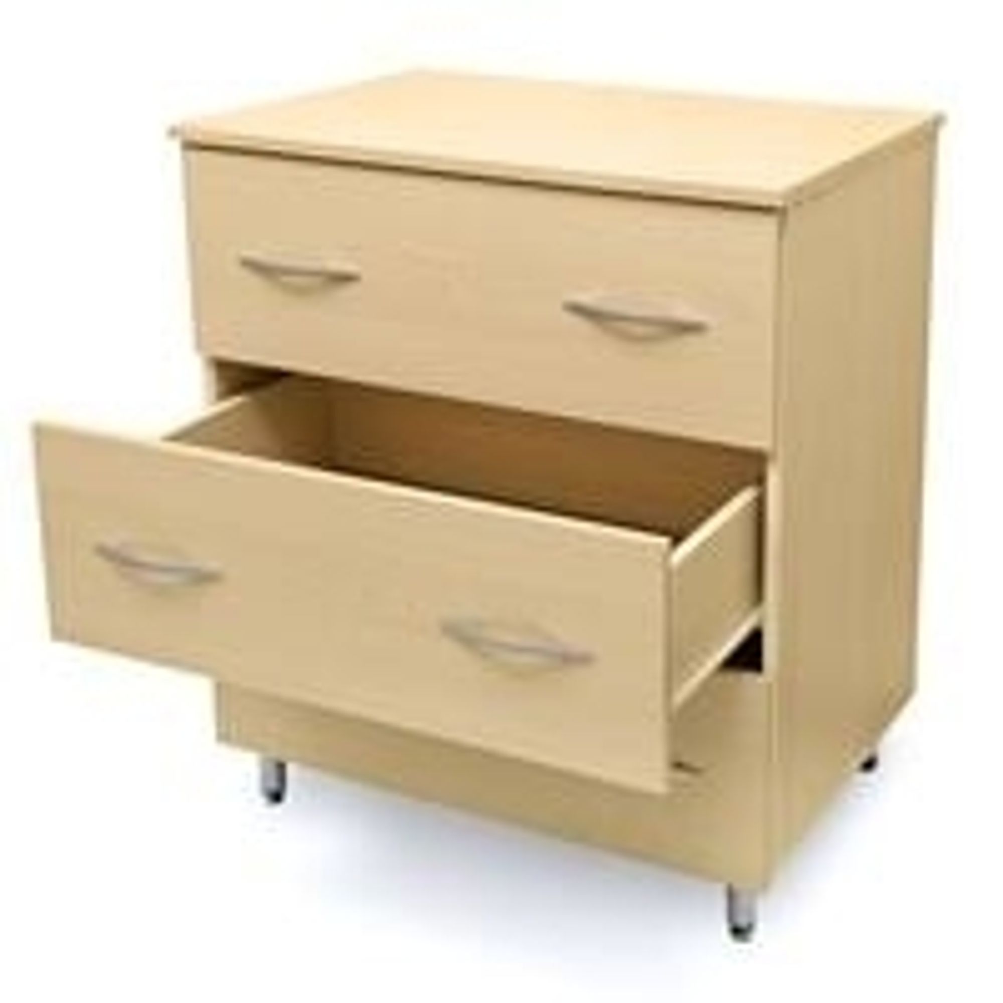 a low res picture of a dresser with one drawer open