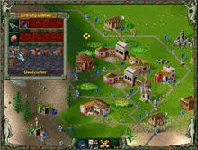 A screenshot from The Settlers II: Veni, Vidi, Vici