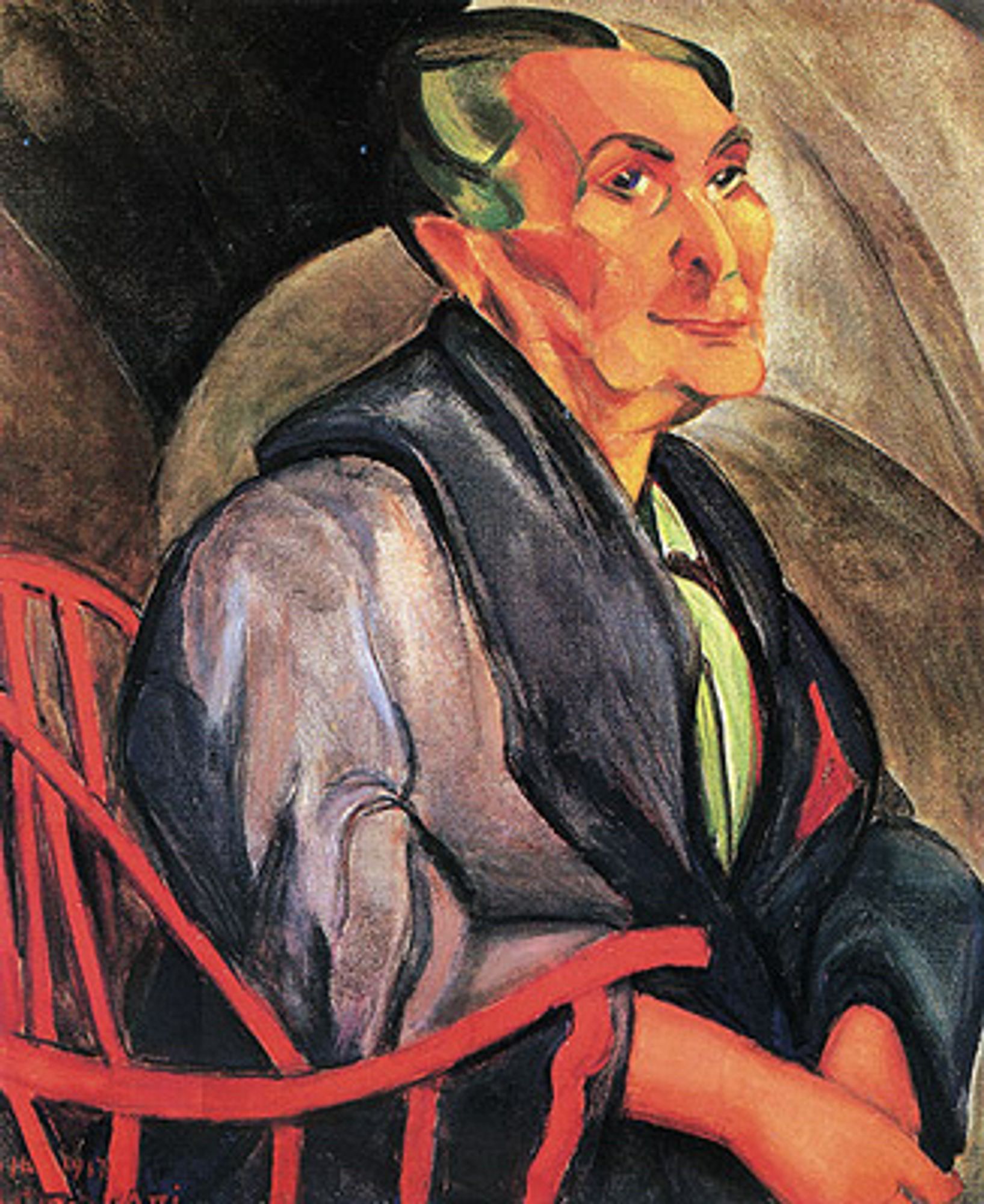 A mulher de cabelos verdes (1915-1916)