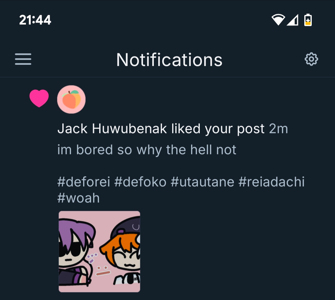 famous defoko guy liked a post i made what the fudge