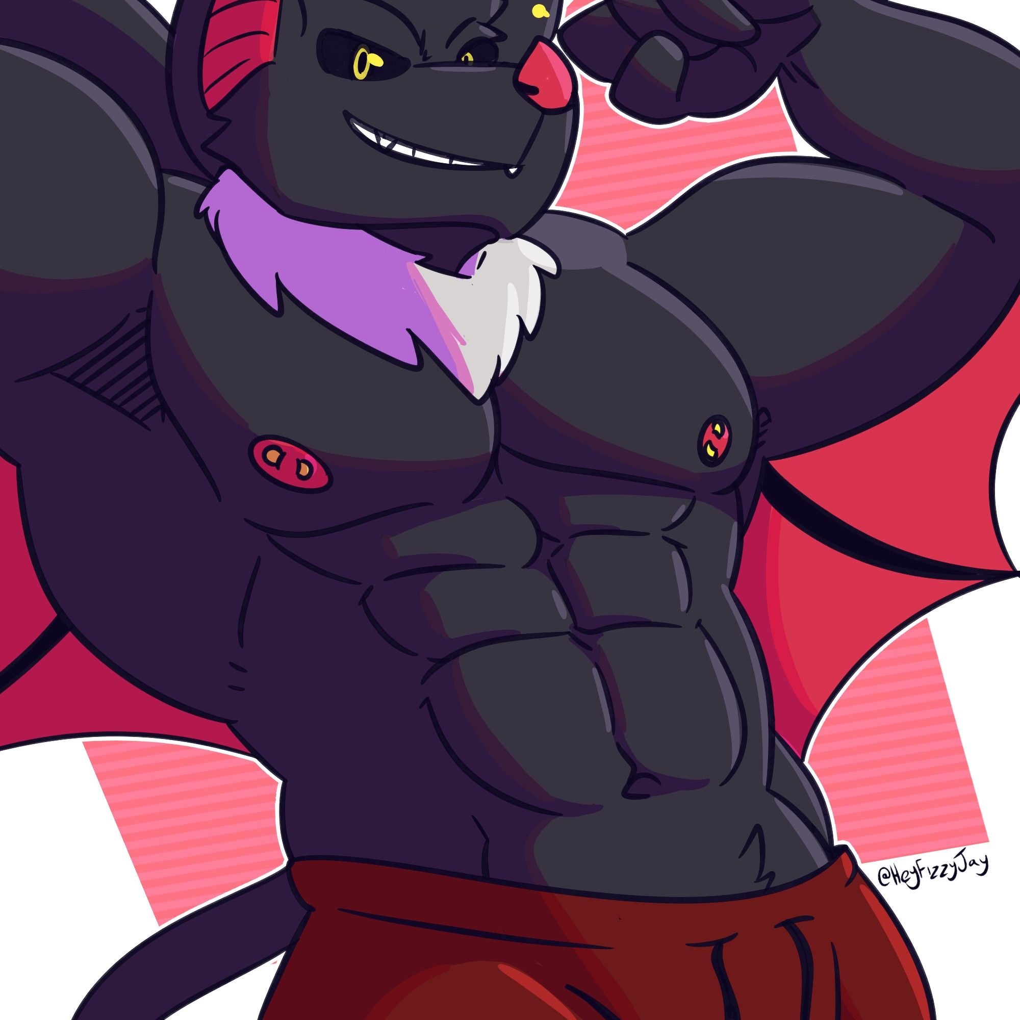 Lex (bat) flexing