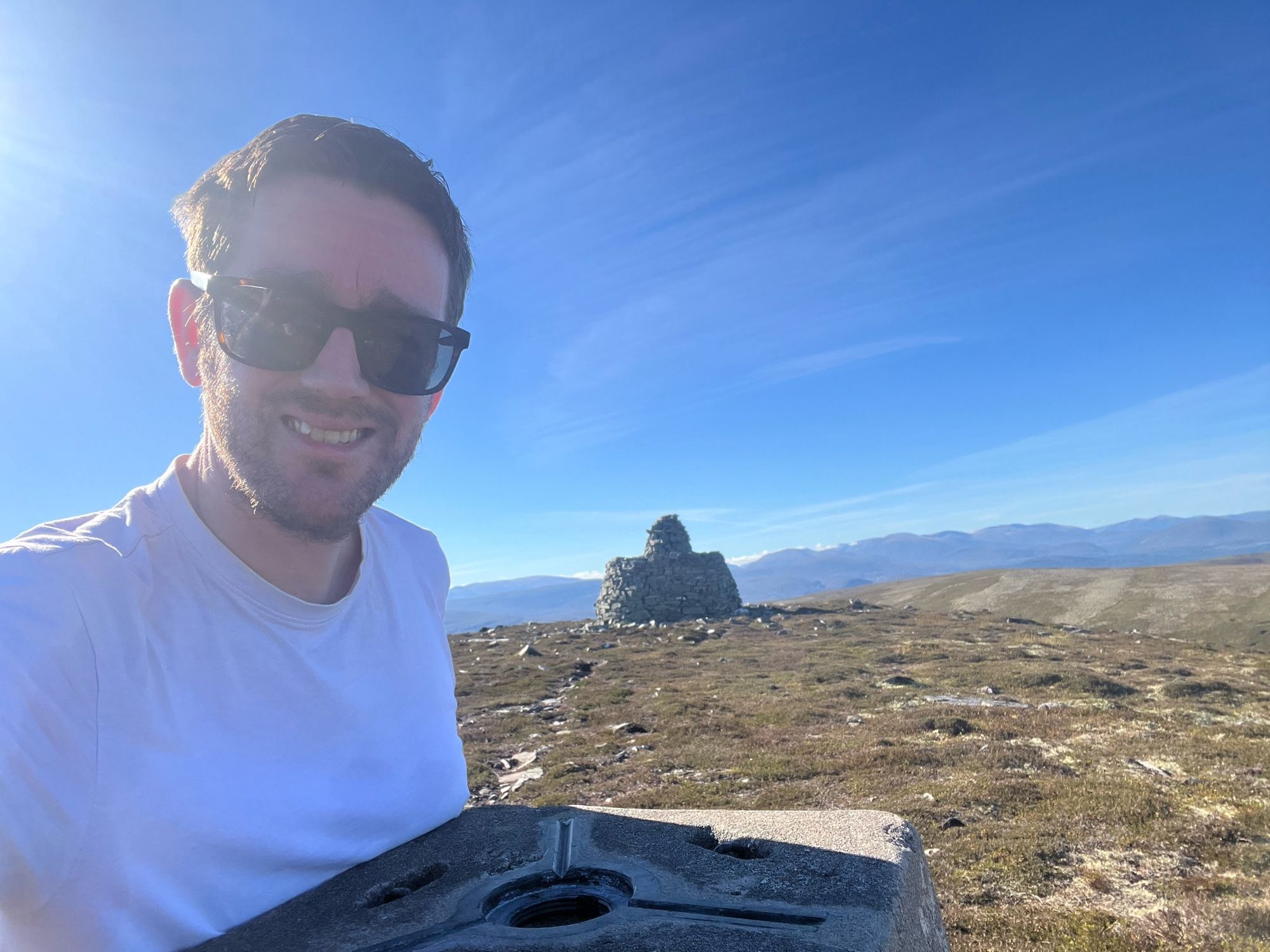 Me on the summit of Creagan a’ Chaise (Hills of Cromdale).