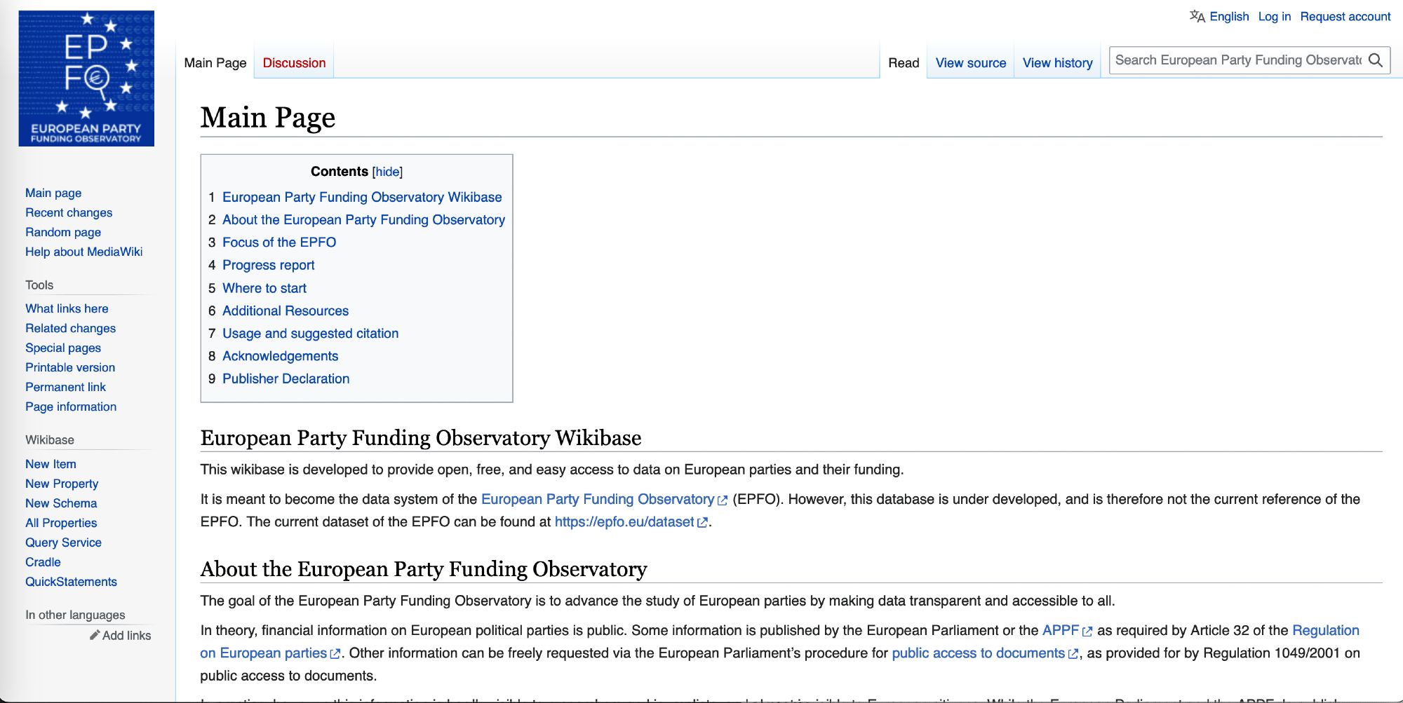 Good news for political scientists, journalists, and data analysts working on public funding, political finance, European politics, #europeanparties, etc. You can now directly query almost all of the European Party Funding Observatory's data via #WikibaseCloud. 💪 #OpenData

➡️ wikibase.epfo.eu