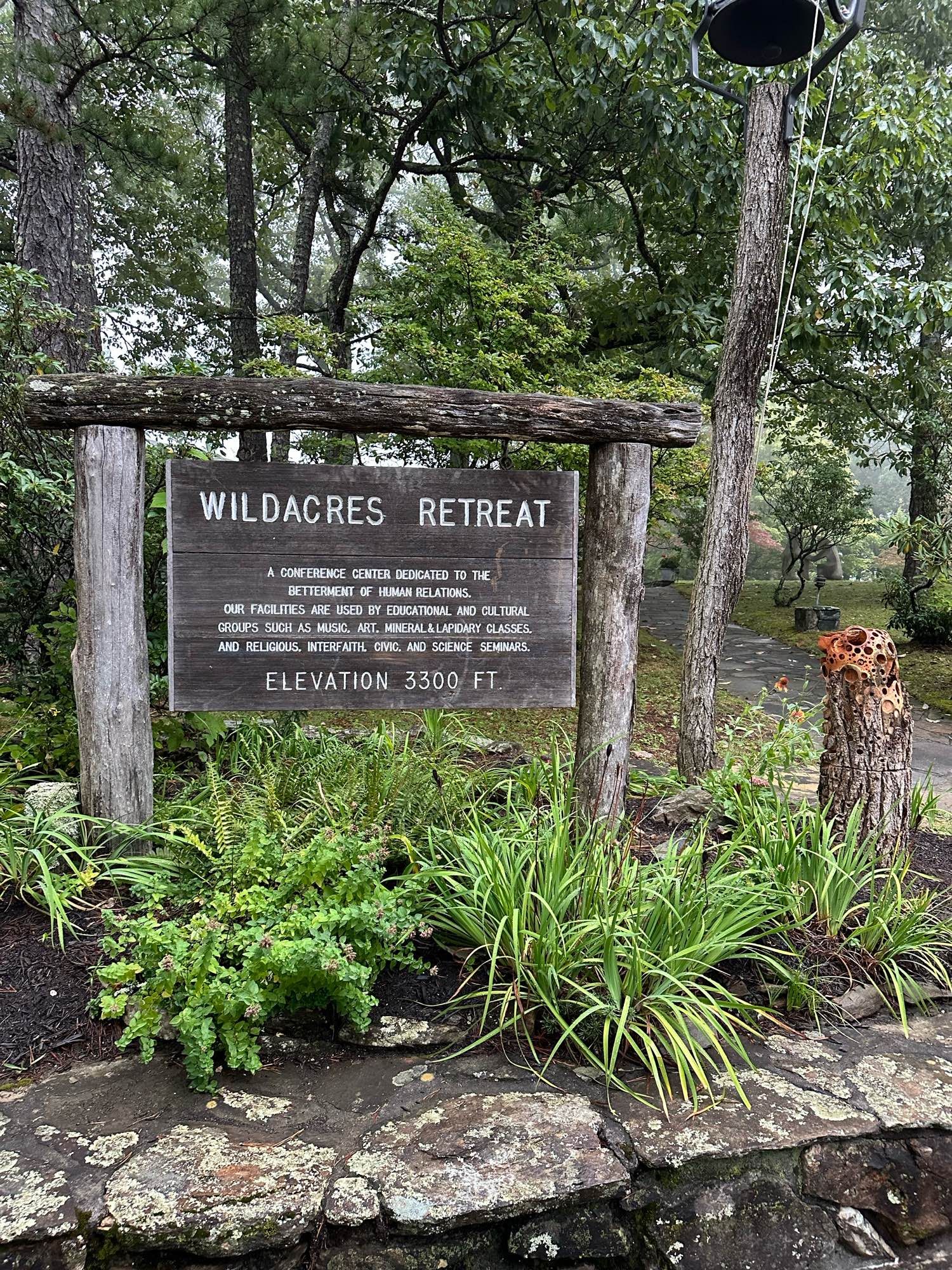 Wildacres Retreat sign