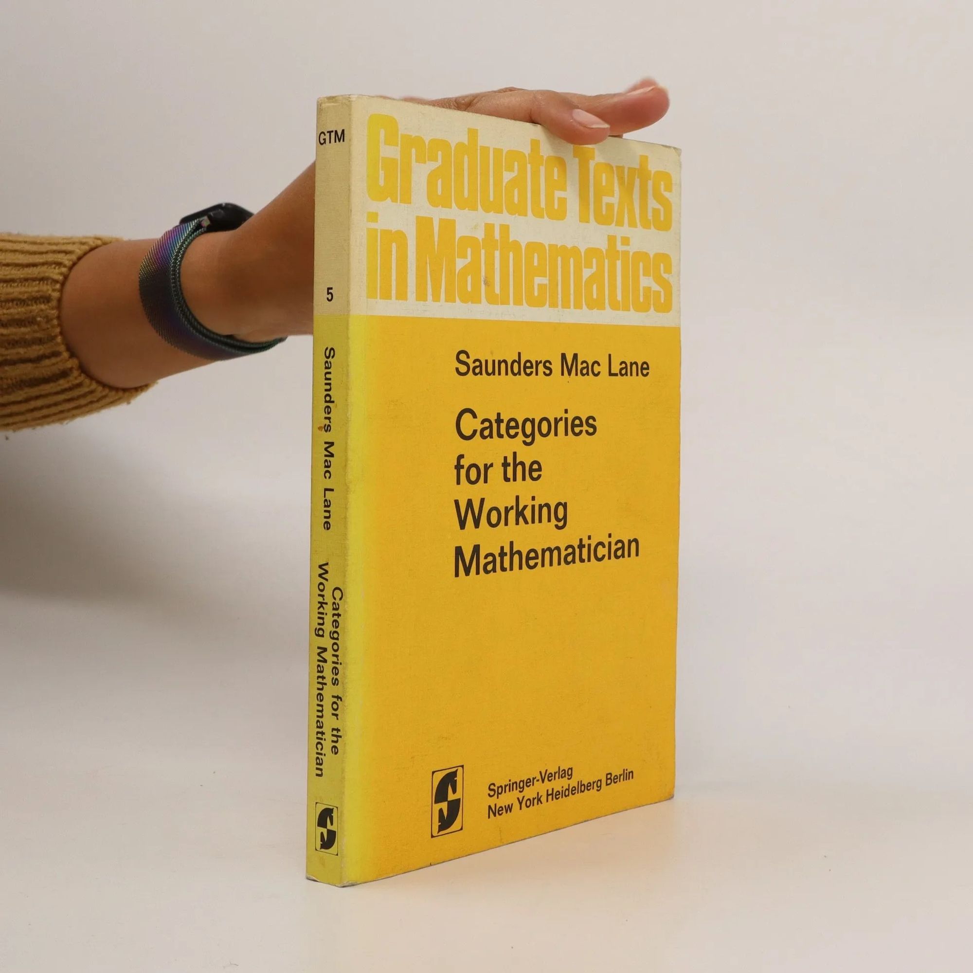 Springer Graduate Texts in Mathematics "Categories for the Working Mathematician" by Saunders Mac Lane.