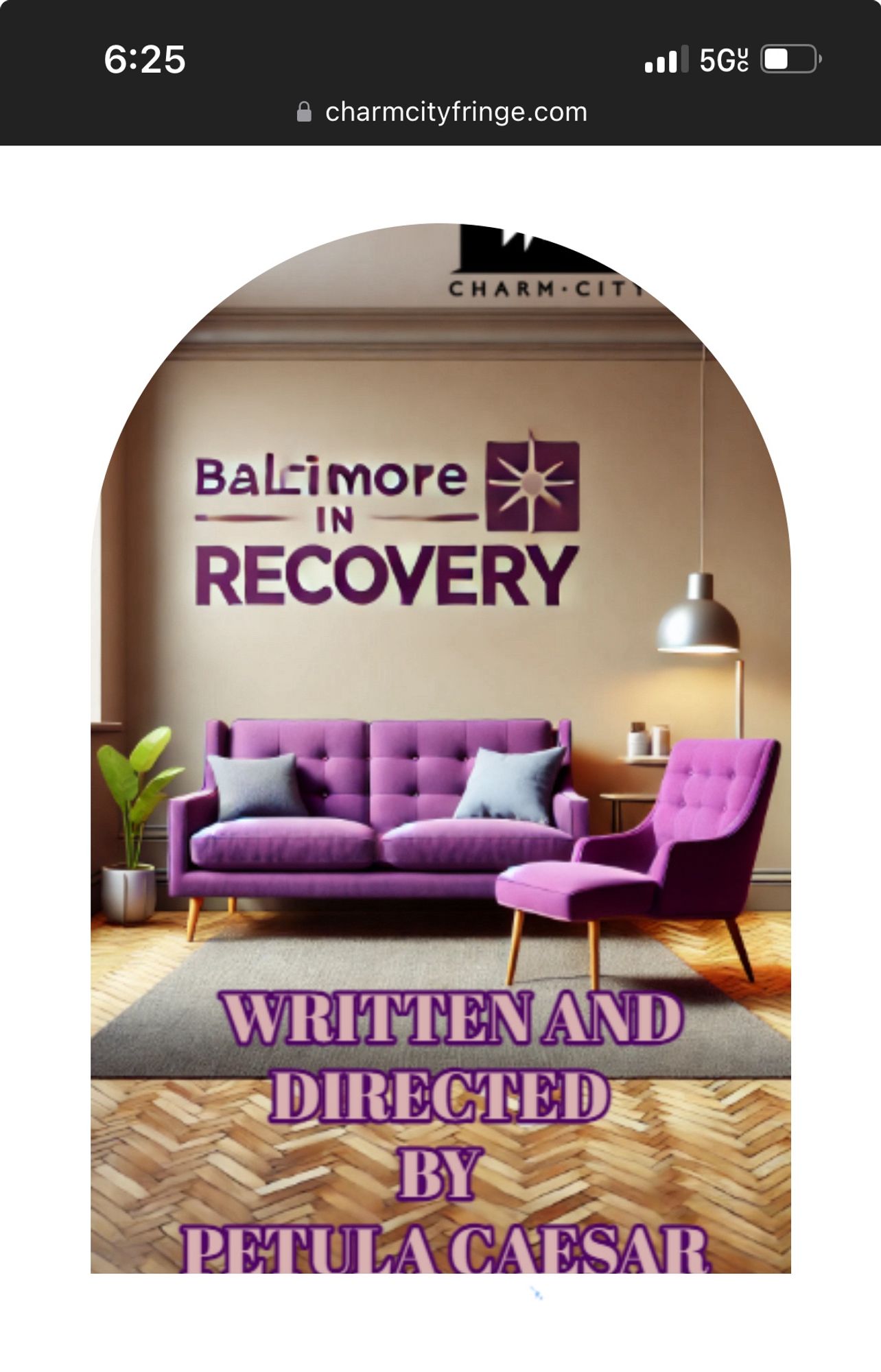 Ad for Baltimore in Recovery