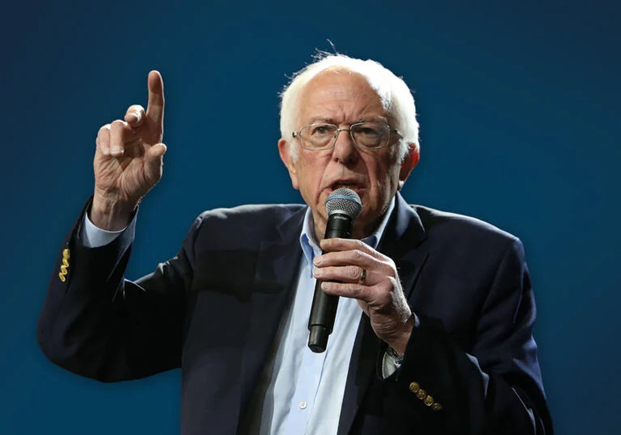 Angry Bernie Sanders