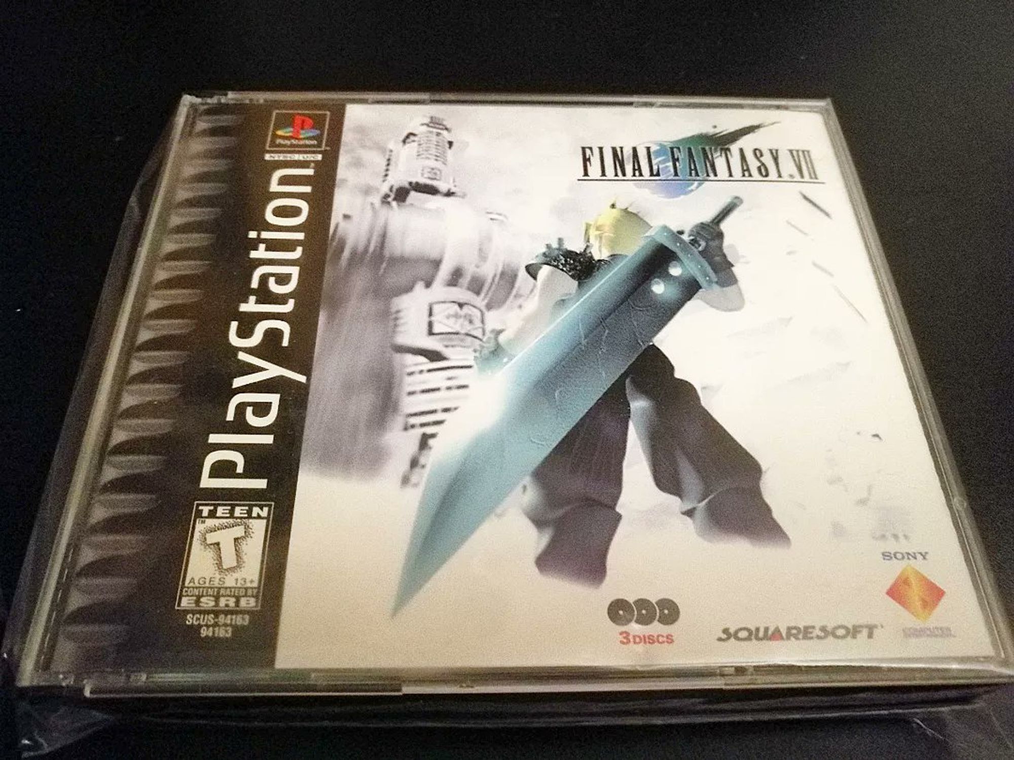 Final Fantasy 7 US Version für PS1 Frontansicht