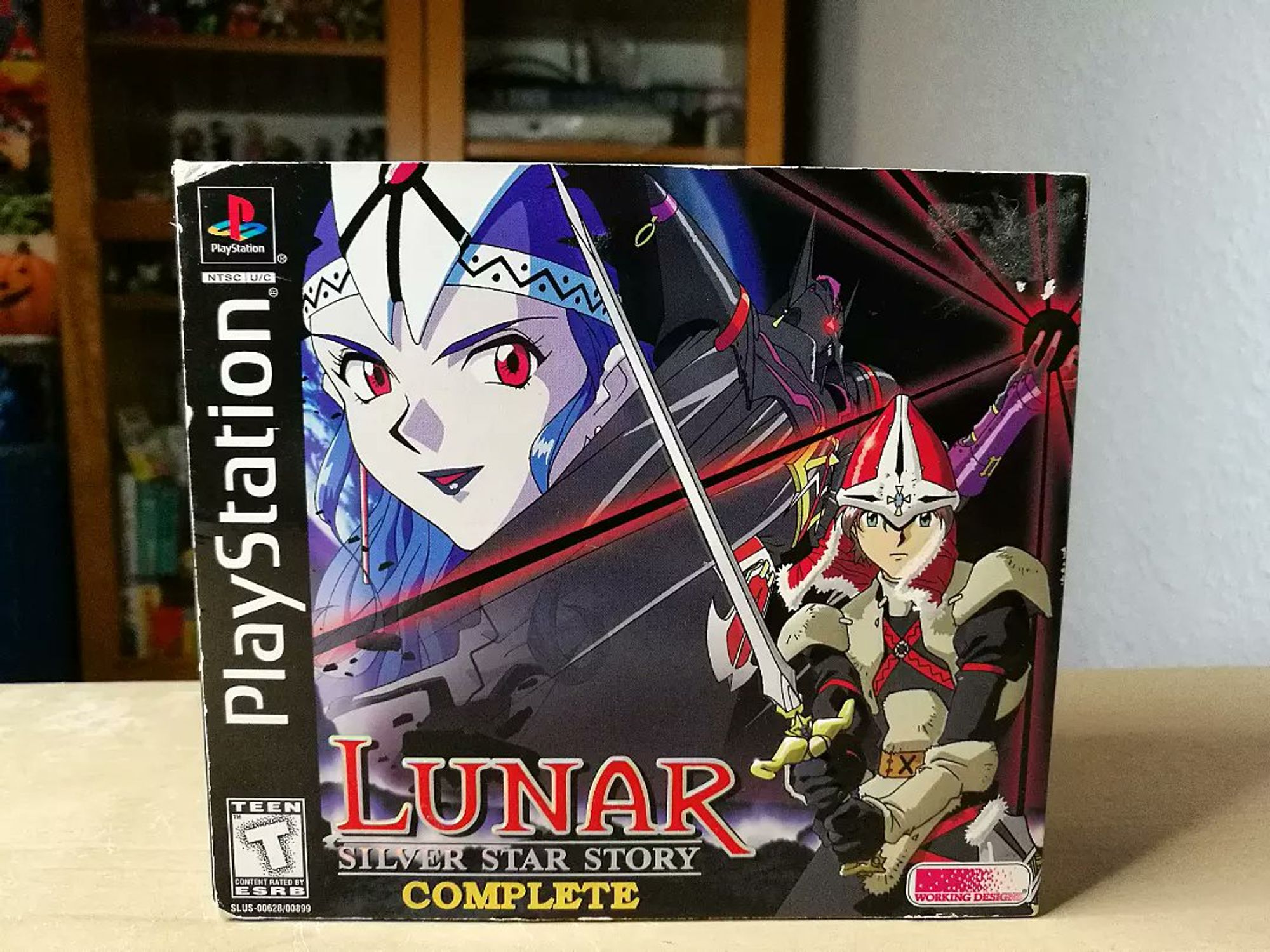 Lunar silver star story complete Karton von vorne