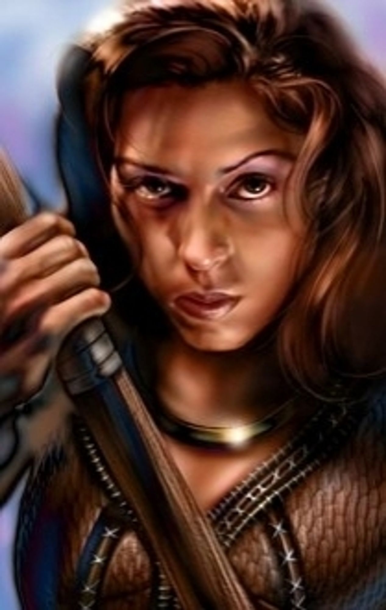 Portrait of Jaheira from Baldur's Gate 1