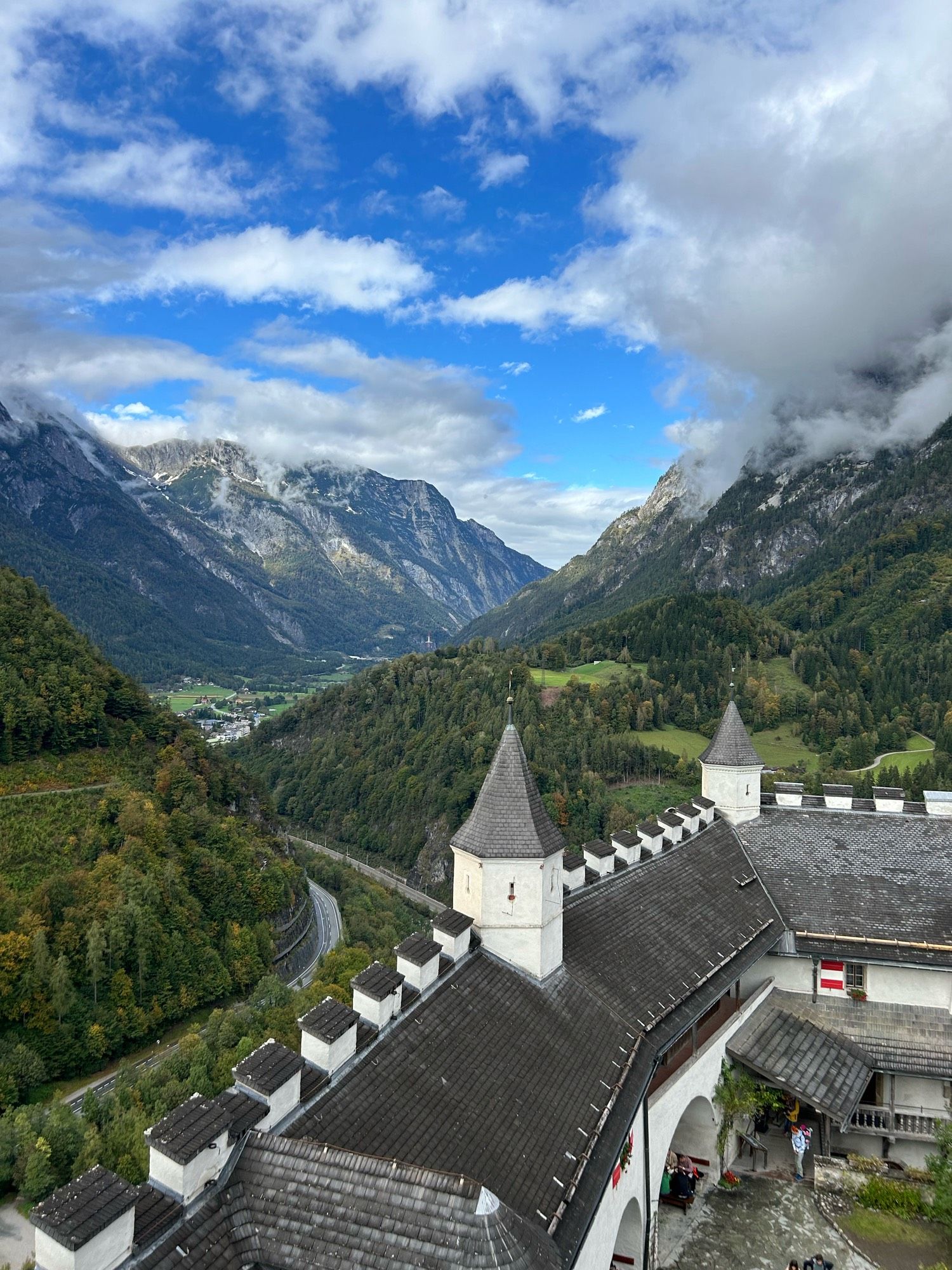 Burg Hohenwerfen in the Austrian Alps