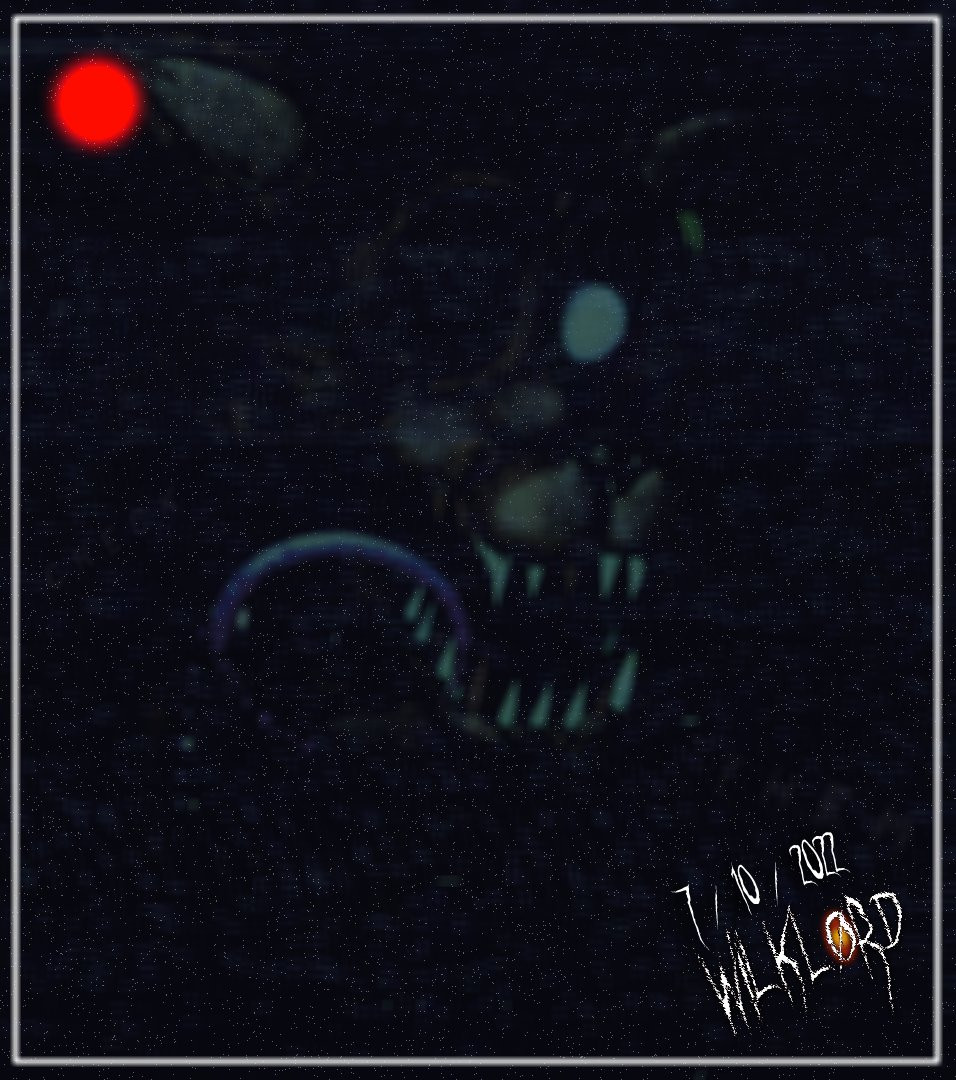 Old fan art from foxy from a canceled licensed FNAF 1 remake called: FNAF Plus. 

HINT: Try brightening up these images.