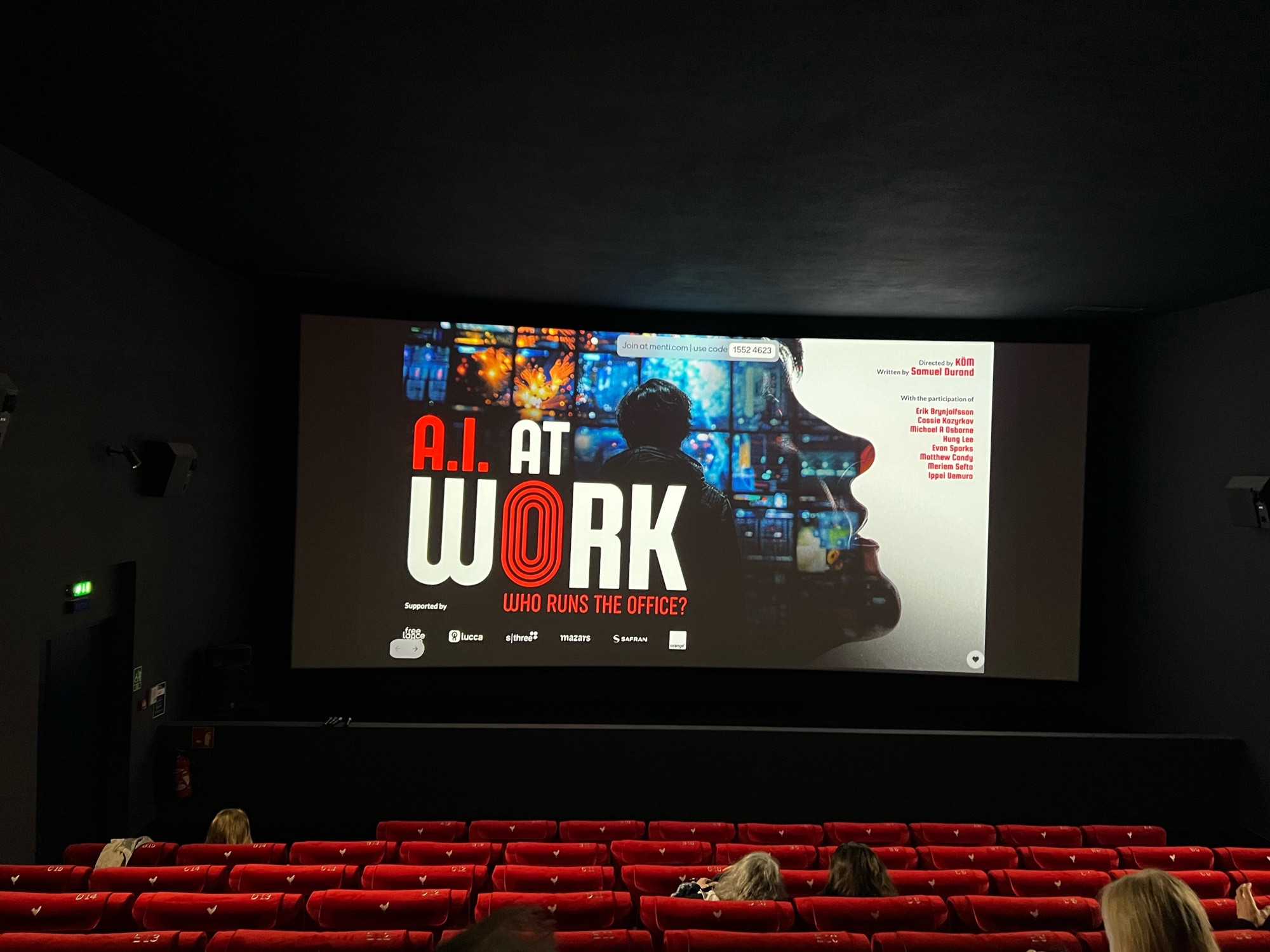 Documentaire Ai for work cinéma pathe Lyon