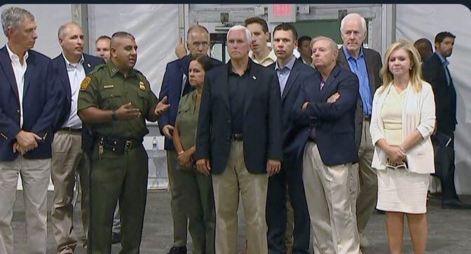 Yes, those children locked behind the chain link fences, shivering, can be taken home in a bag, Princess, er, Senator.  