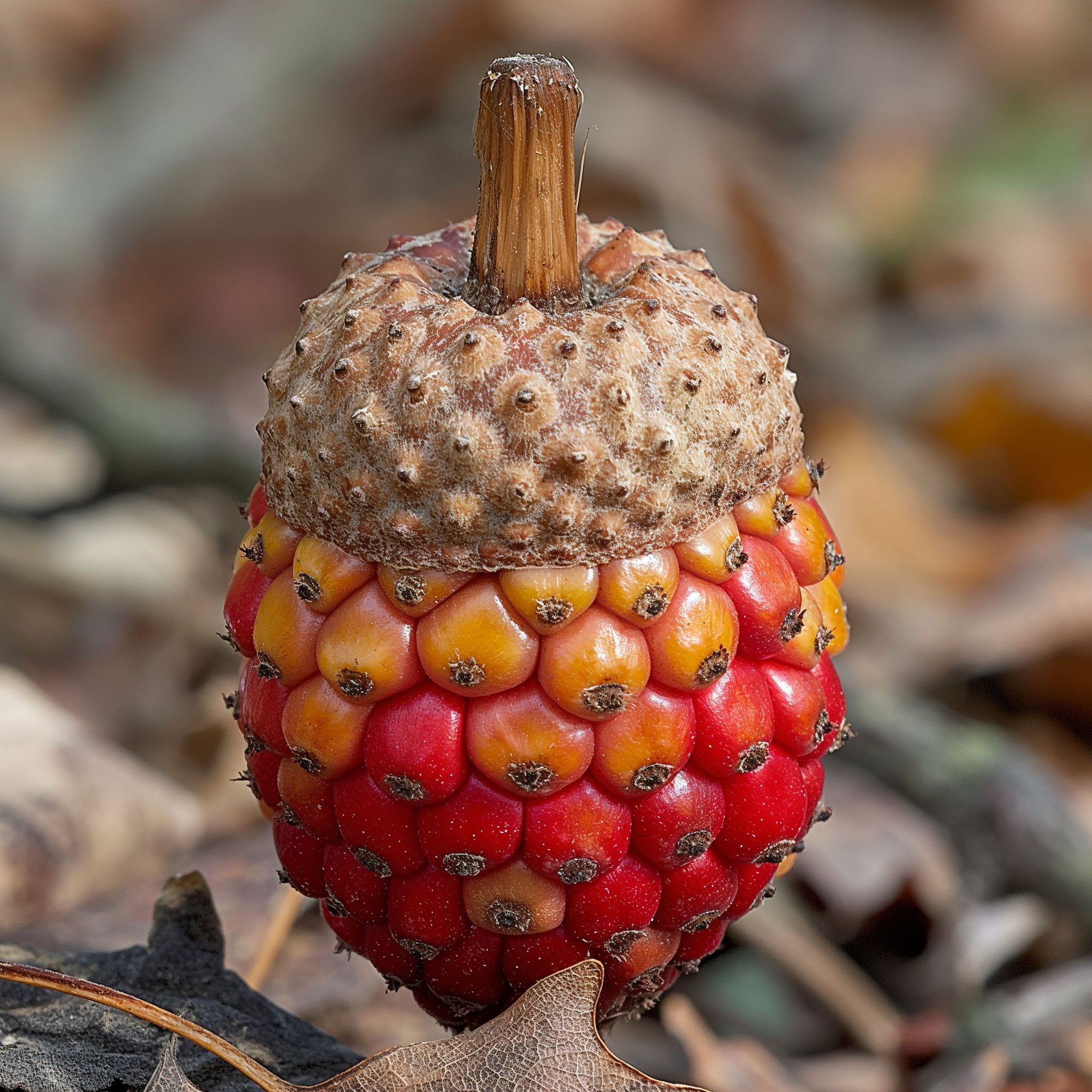  Witnessing the small wonders of nature can brighten your day! This quirky little marvel is a reminder to always look closer and appreciate the details 🍁😄 #NaturePhotography #MacroMagic #StrangeBeauty #NatureLovers #ArtOfNature #AutumnVibes #DetailShot #FungiLove