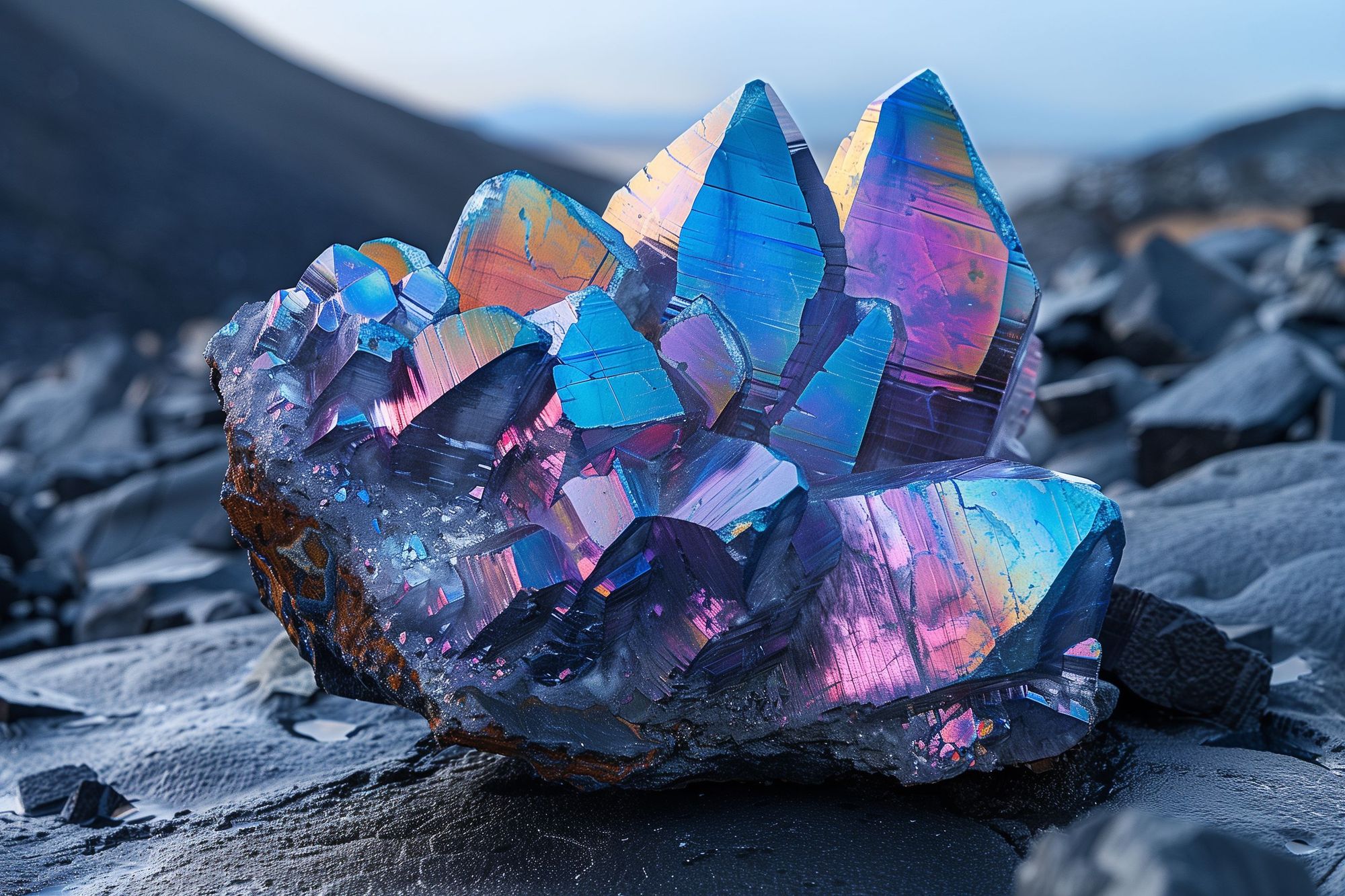 When the world throws rocks, shine brighter like this crystal! 🌈✨ Life can be tough, but remember to radiate positivity and light. Embrace the sparkle and let your true colors show. 💎✨ #Positivity #CrystalMagic #NaturePhotography #ShineOn #GoodVibesOnly