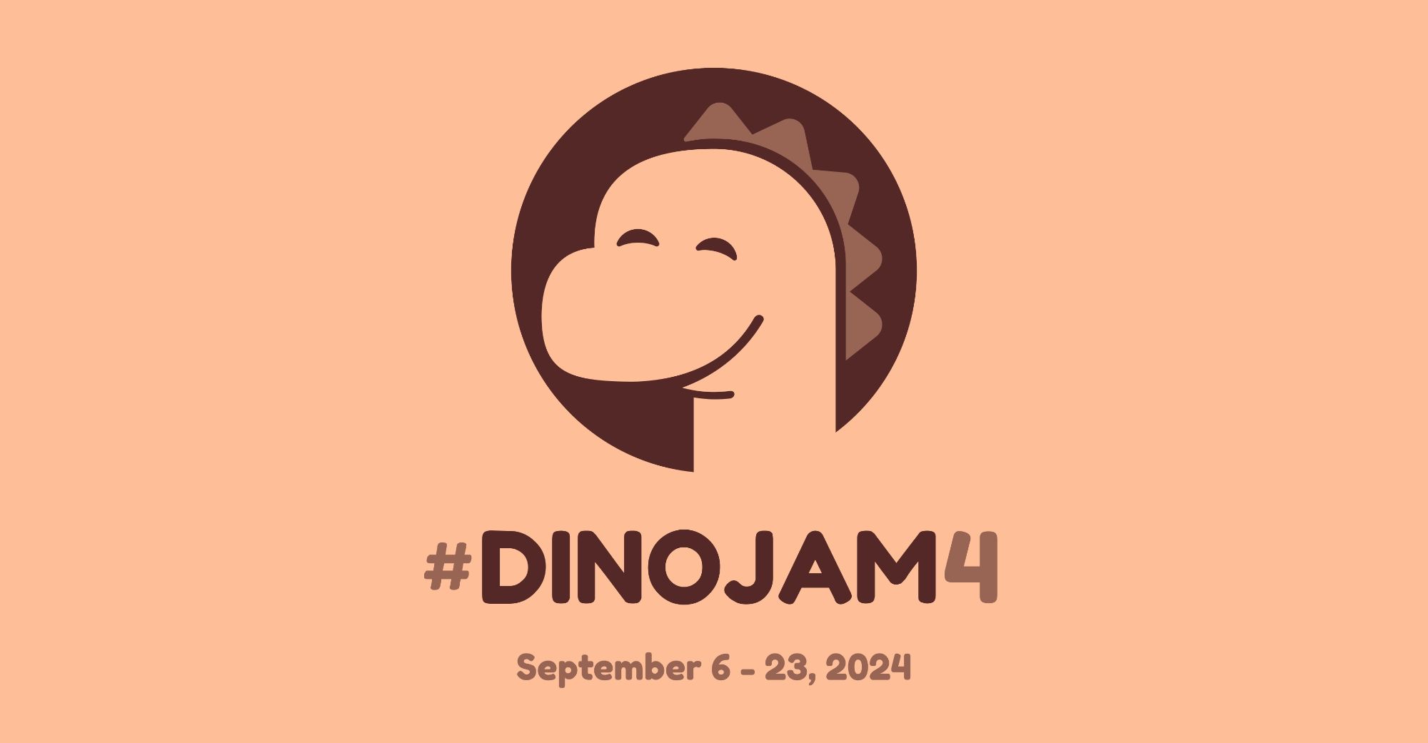 DINOJAM 4, the 4th edition of the relaxed online gamejam about dinosaurs is happening from September 6 to 23 this year.