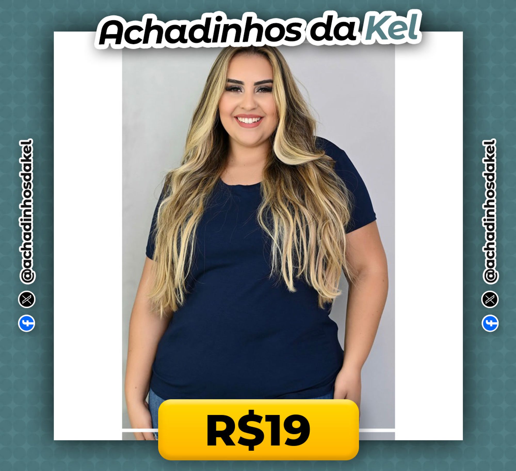 BLUSA PLUS SIZE BABYLOOK LISA EXGG veste ate 52 DE MALHA VISCOLYCRA VÁRIAS CORES TSHIRT CAMISETA