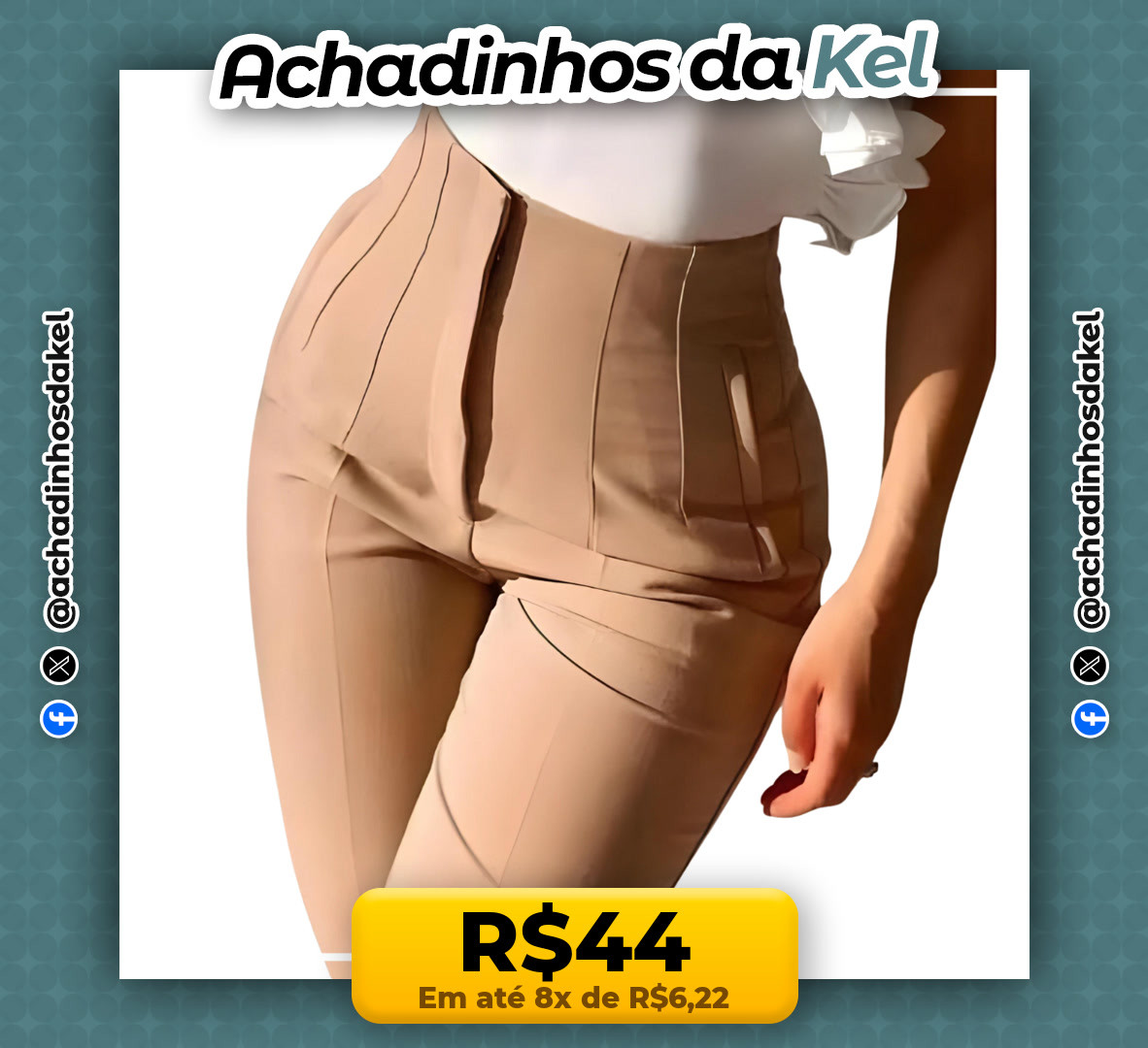 Calça Alfaiataria Zara Feminina Cintura Alta Com ziper Social Lançamento Moda Zara  Moda Verão Envio imediato