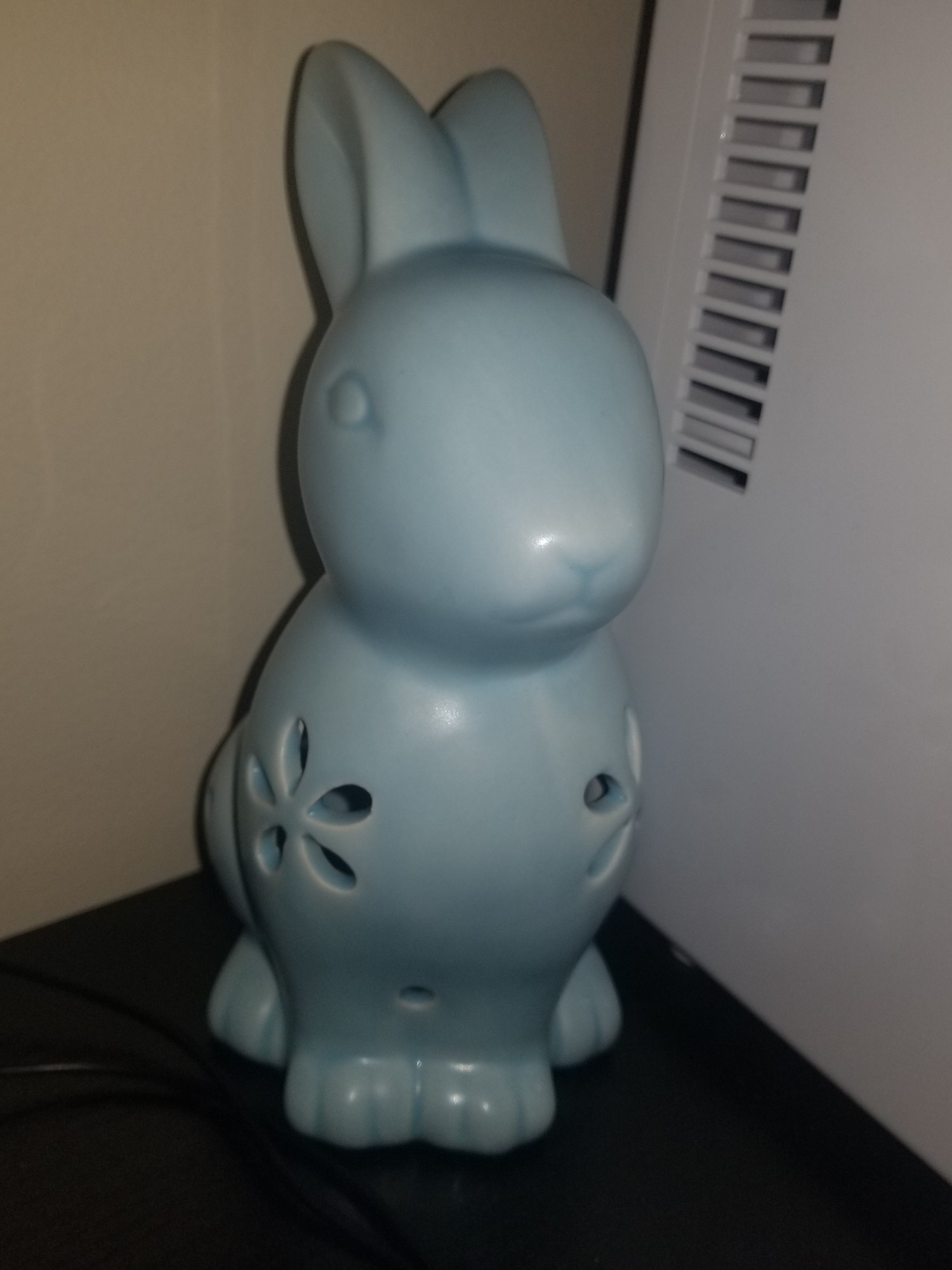 Light blue ceramic rabbit