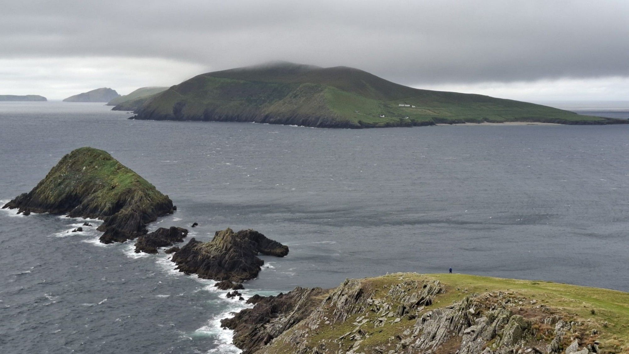 Péninsule de Dingle, Irlande, là où ont été tourné des scènes du Dernier Jedi.