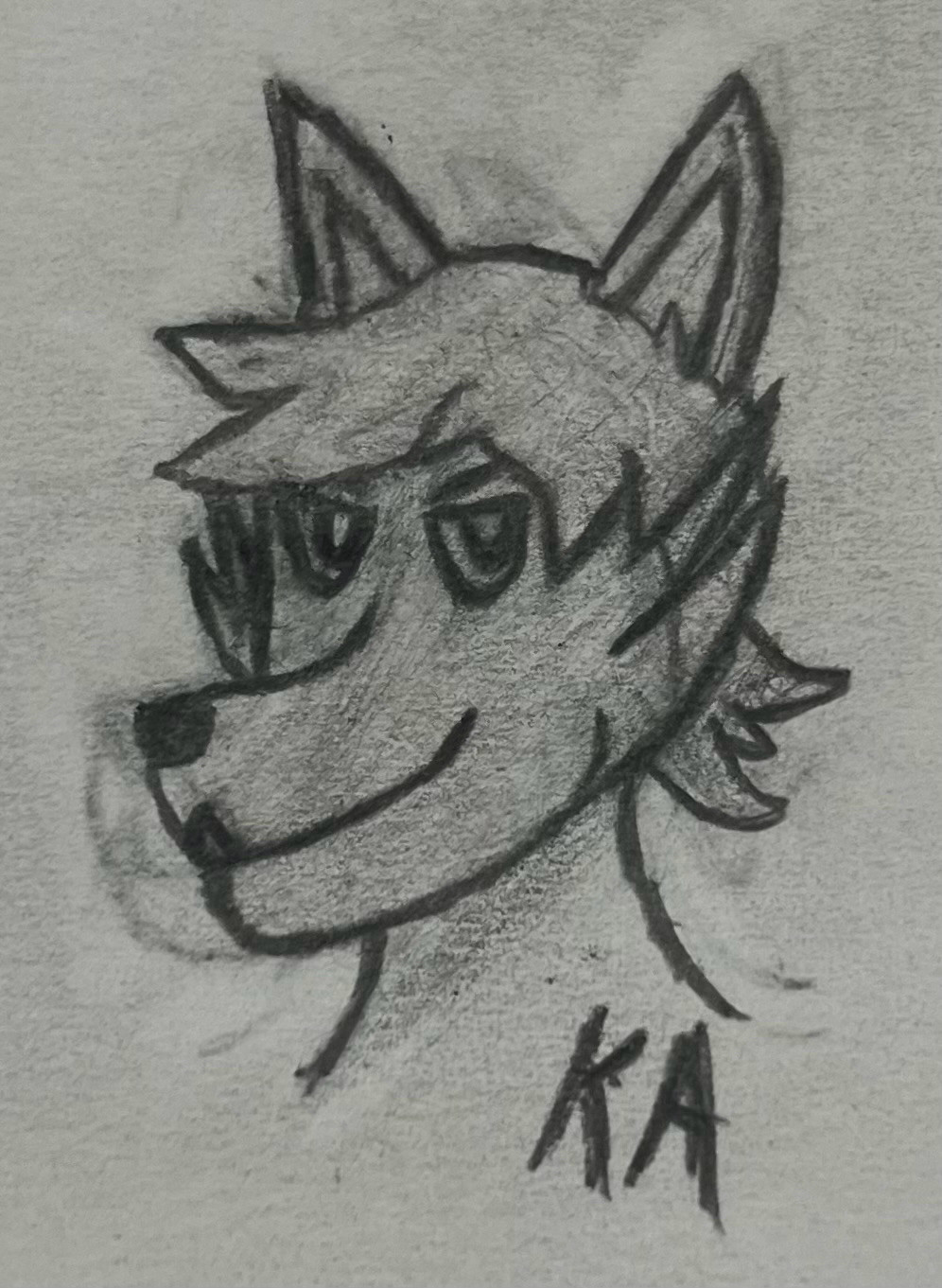 A headshot of HyperLazyFox’s Fox Sona.
They look quite confident with themself!