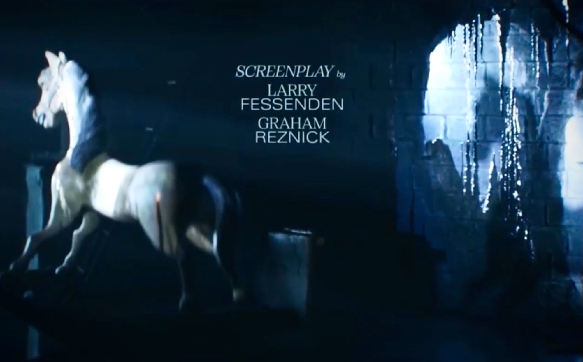 Until Dawn title card: Screenplay by Larry Fessenden and Graham Reznick