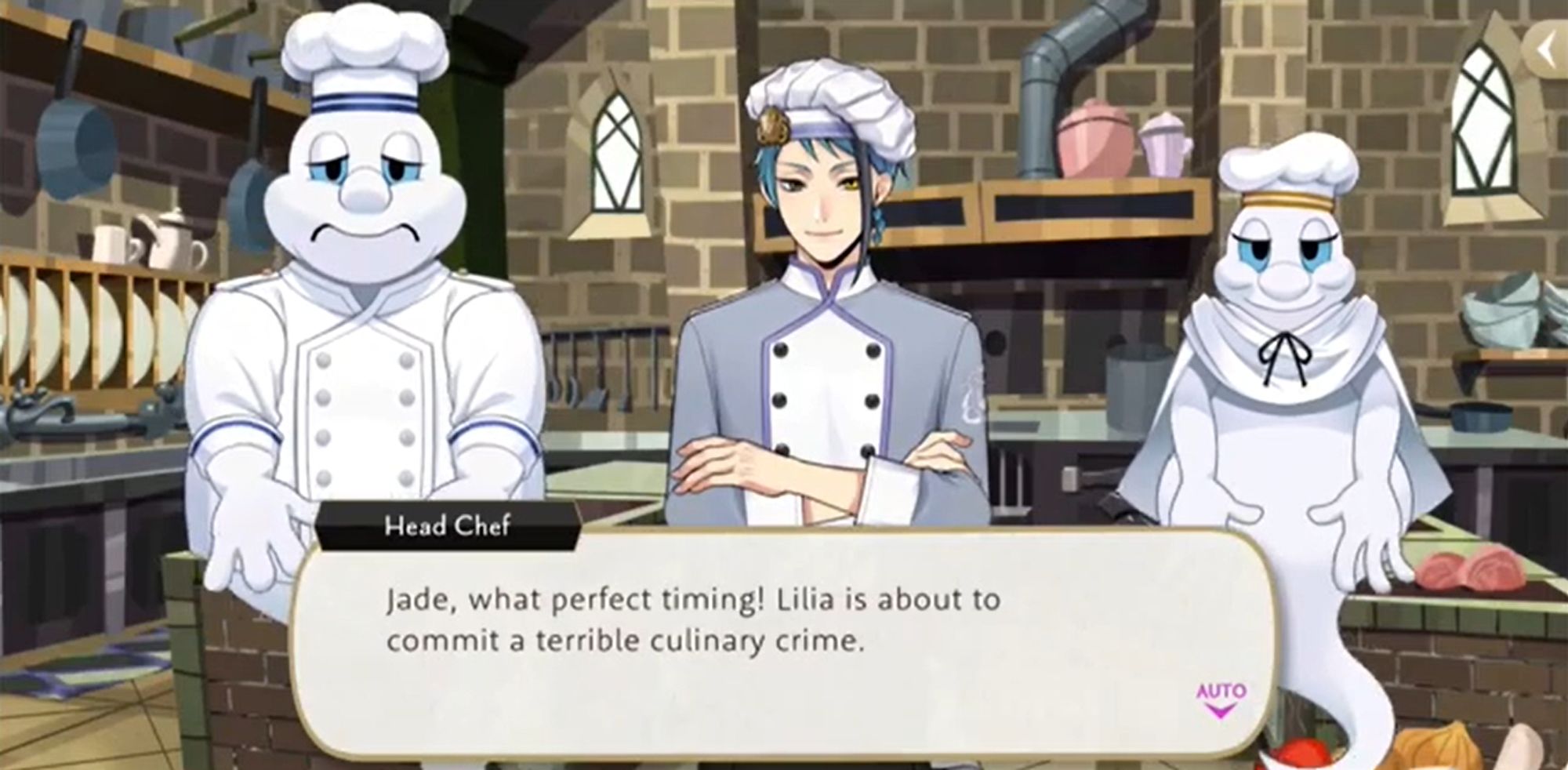 Ghost chefs asking for Jade's help against Lilia's terrible food