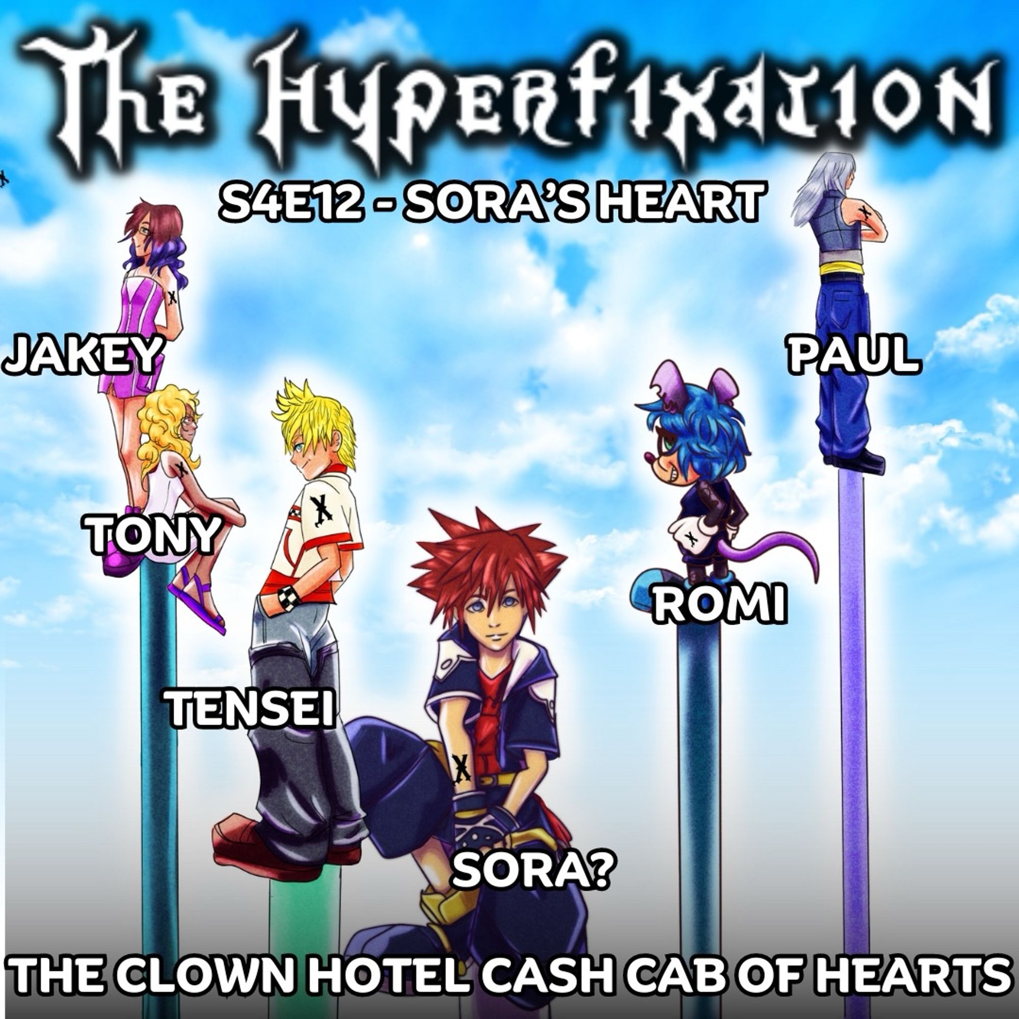 Kingdom hearts 2 final mix cover but its us with the x sigils on our arms