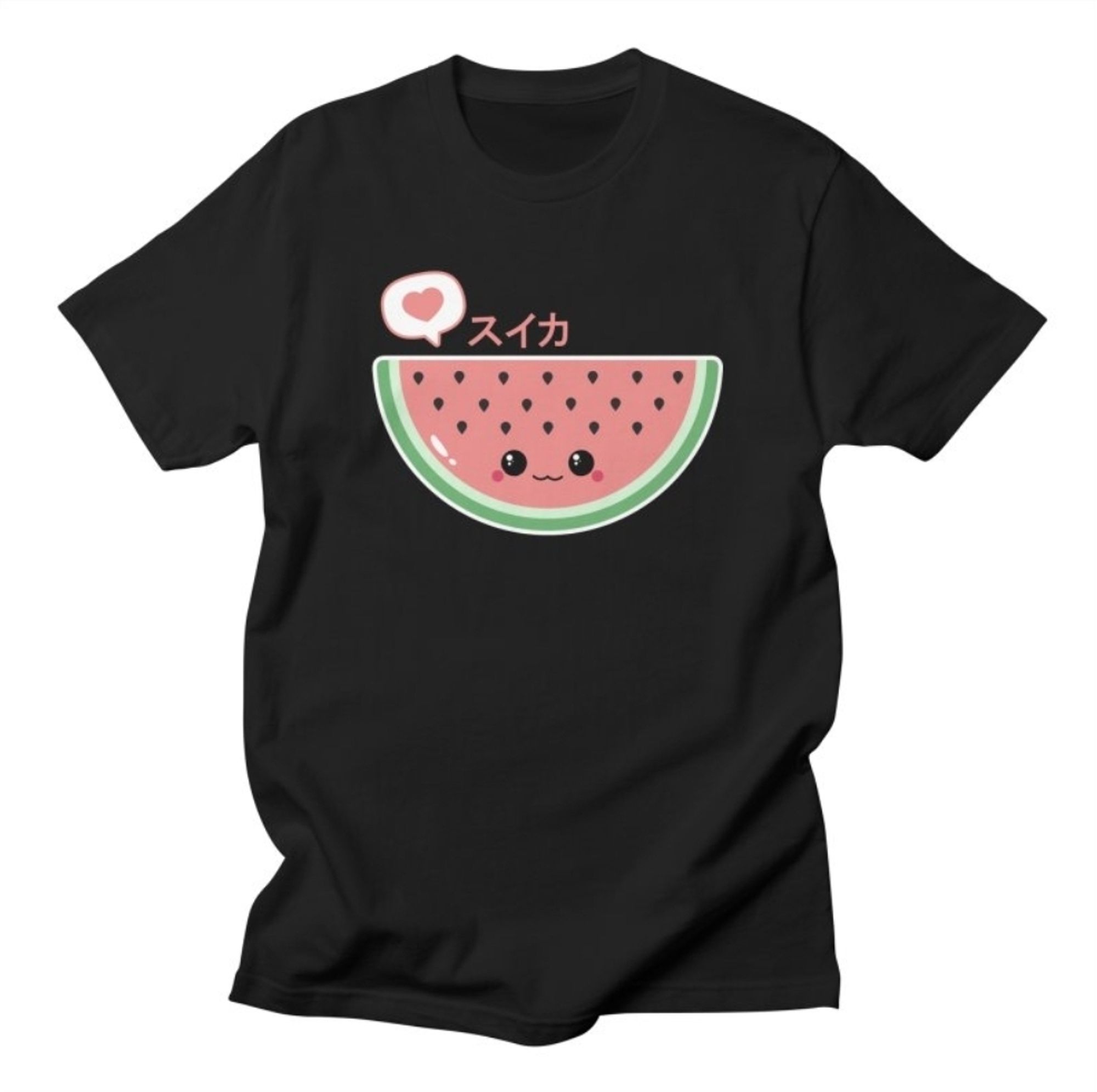 Kawaii watermelon art t-shirt