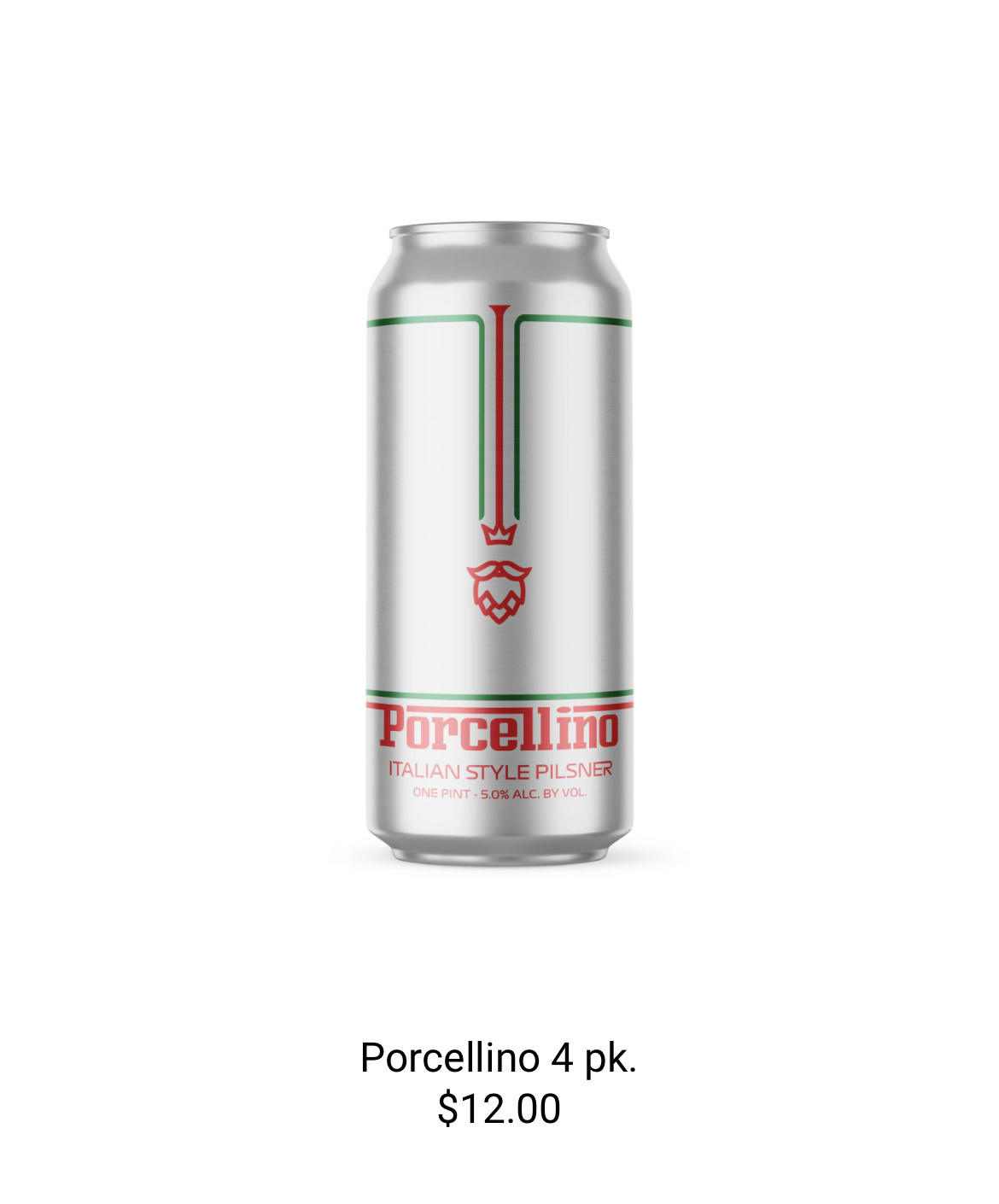 Dancing Gnome Porcellino Pilsner. 