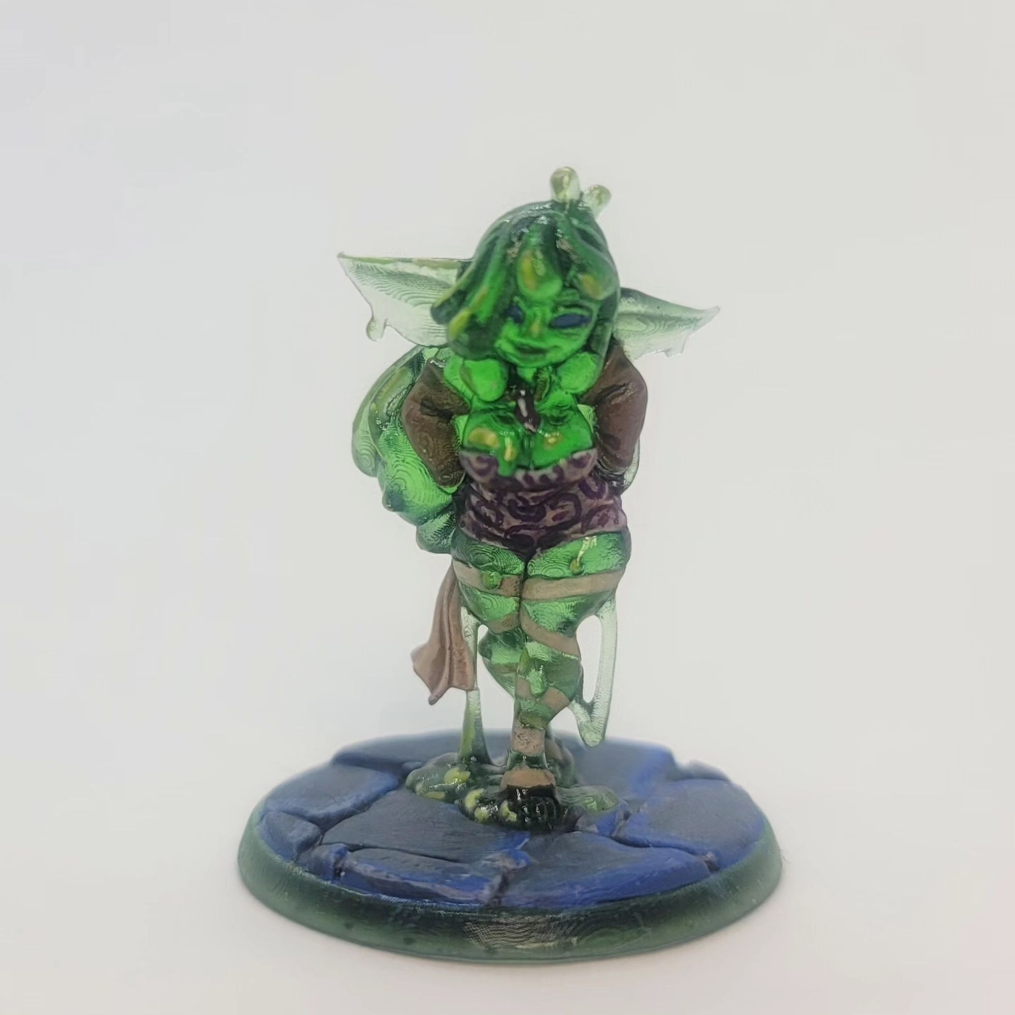 Goo goblin miniature from Twin Goddess Miniatures.