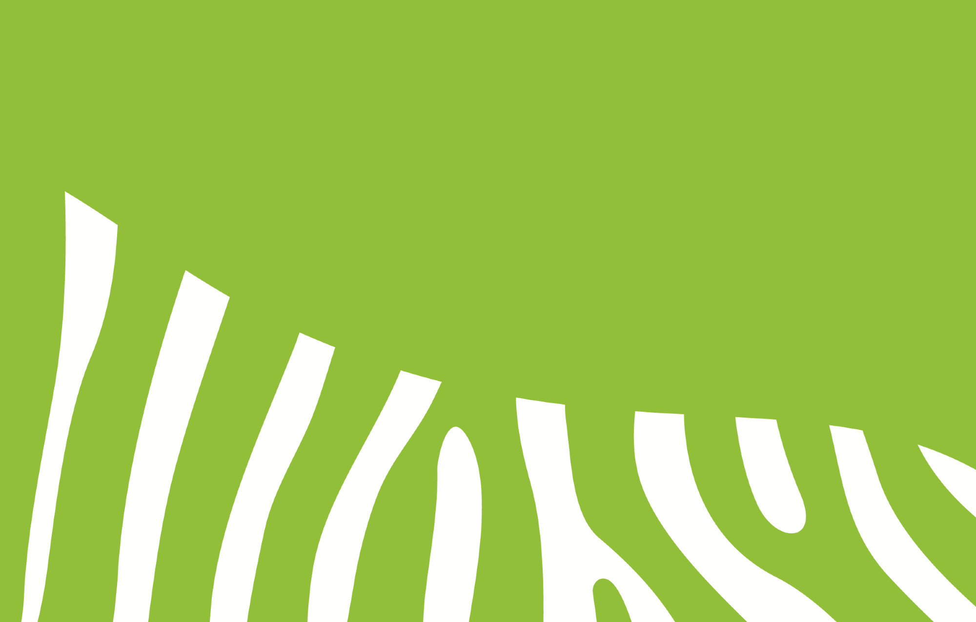 A green and white zebra back abstract logo