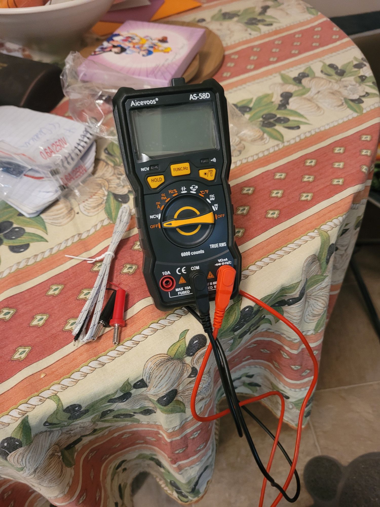 crappy multimeter with thermal probe