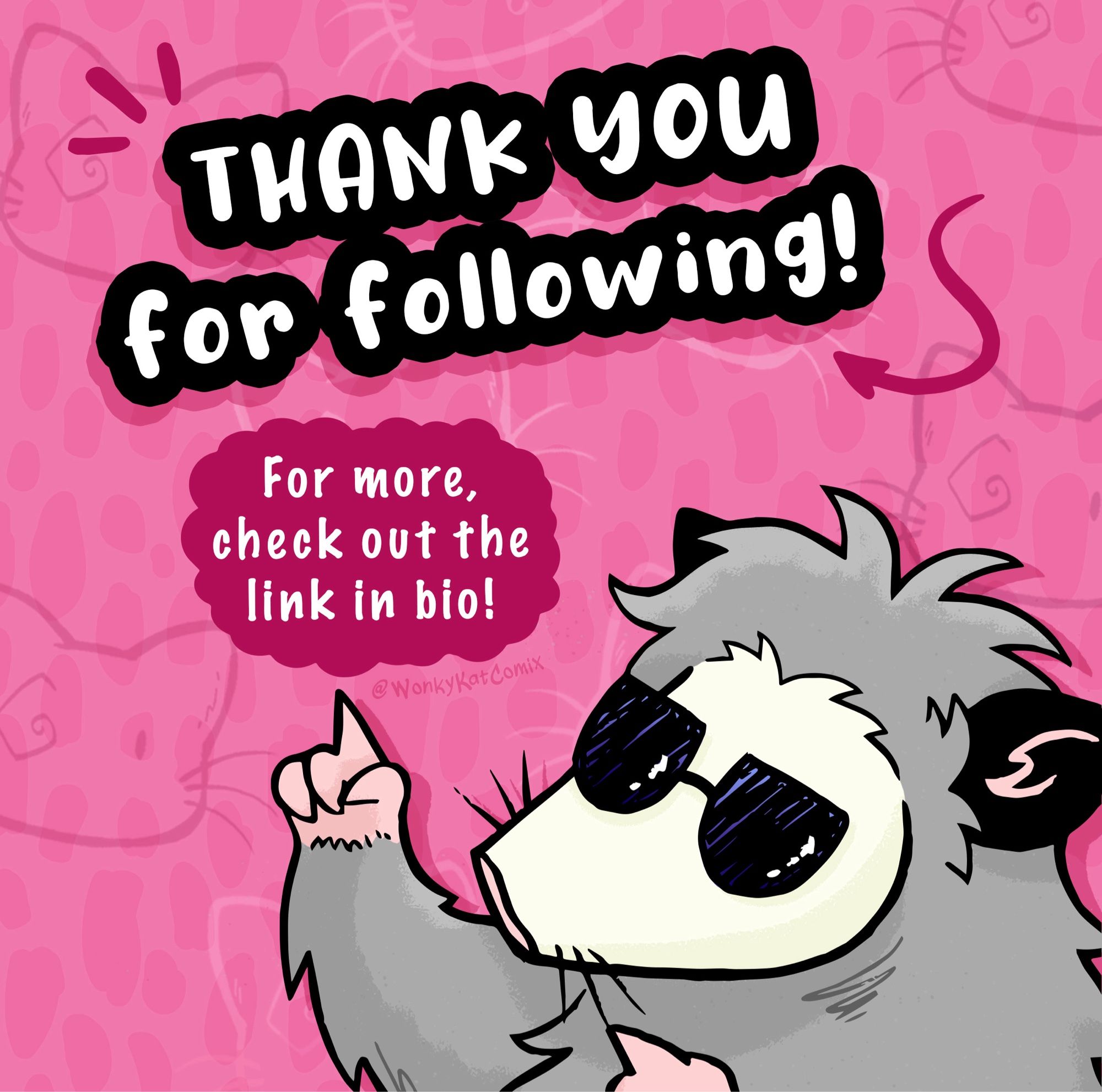 Thanks for following image from Biscuit the Possum! Check out link in bio for more Wonky goodies.