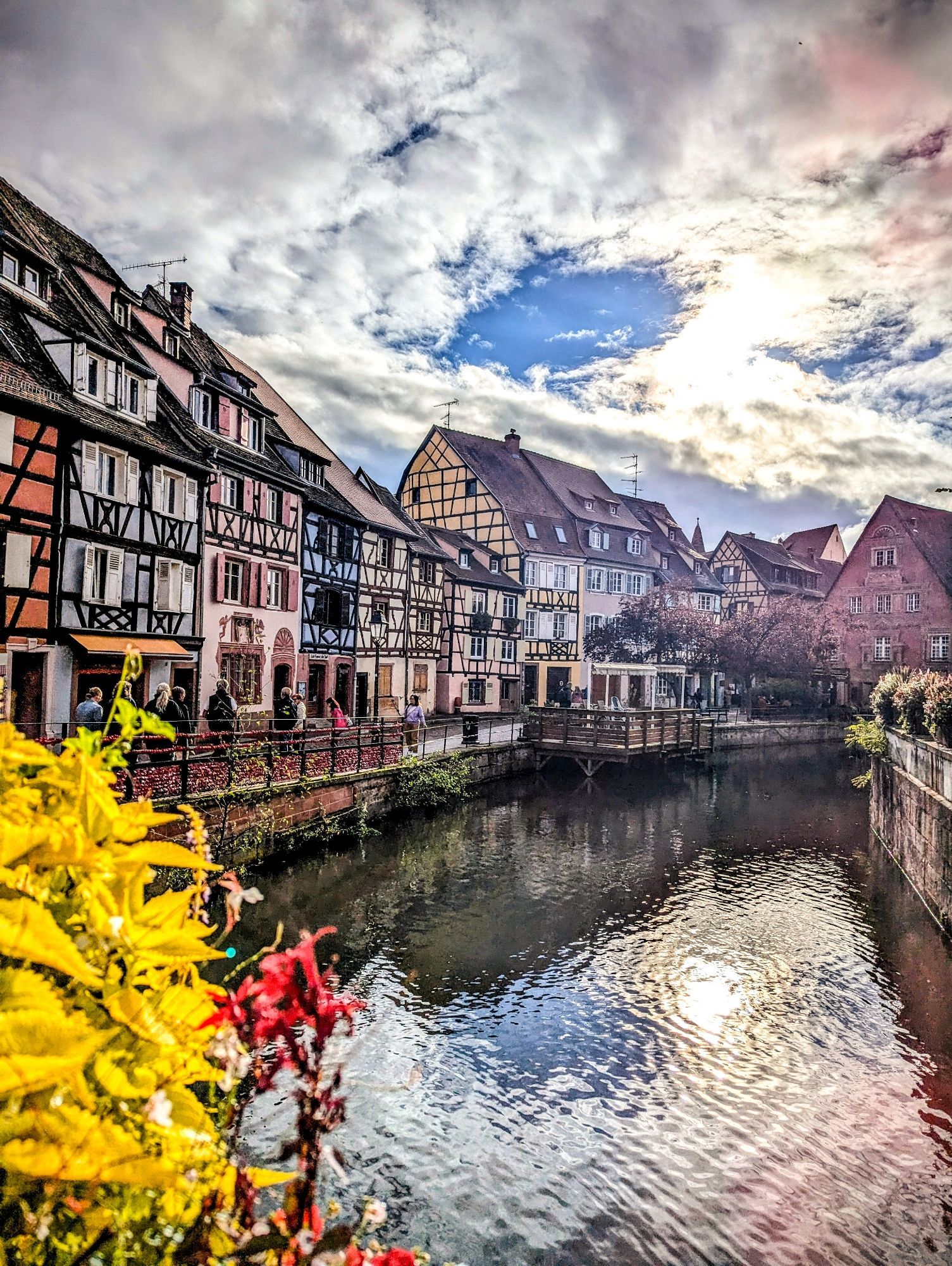 Colmar, France - half-timber buildings and the river