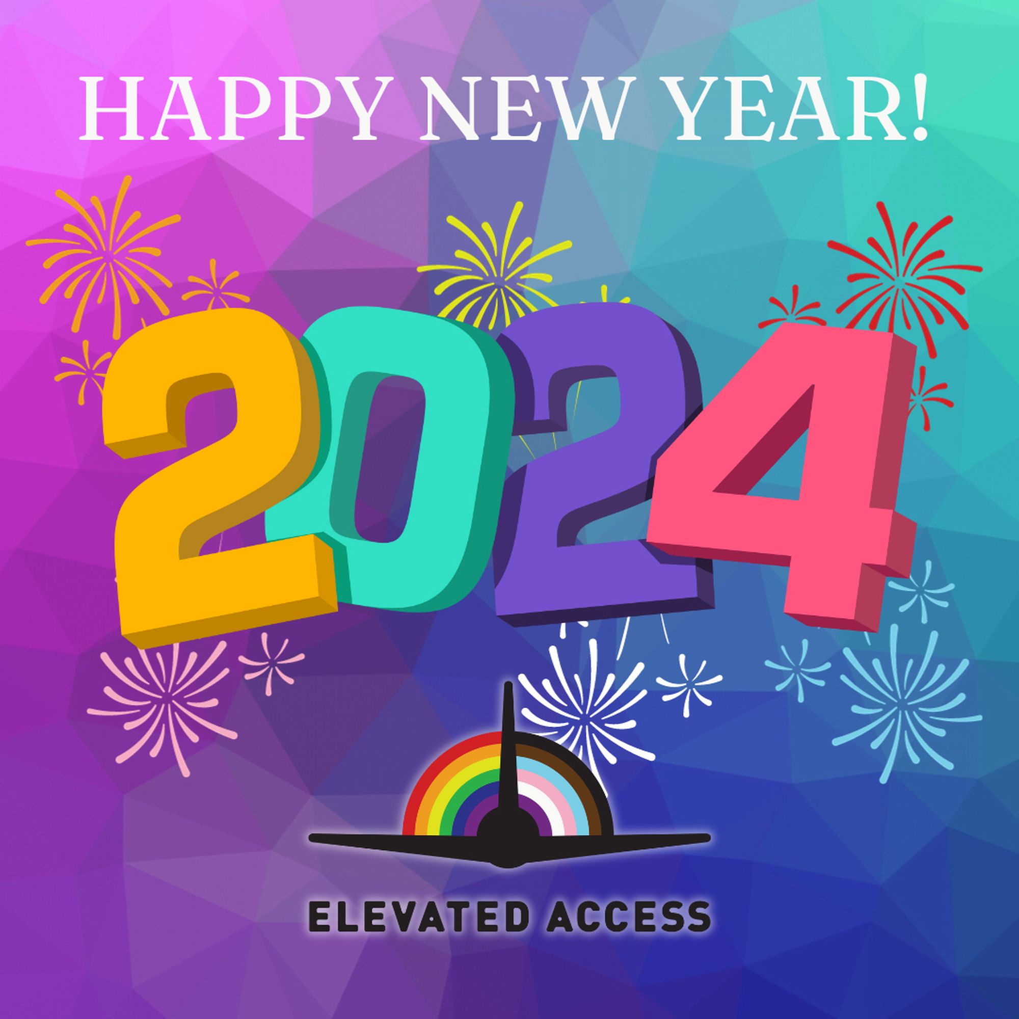 Happy New Year from Elevated Access! (With fireworks)