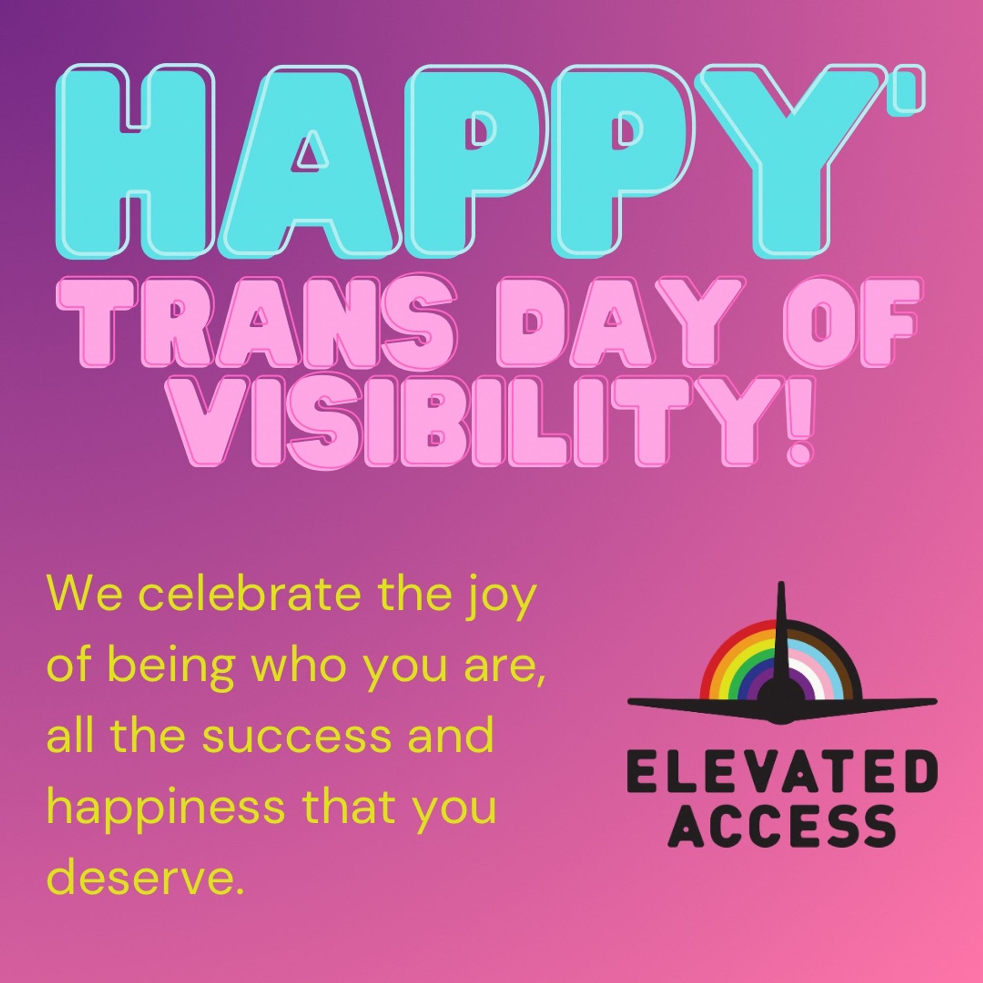 Happy Trans Day of Visibility!