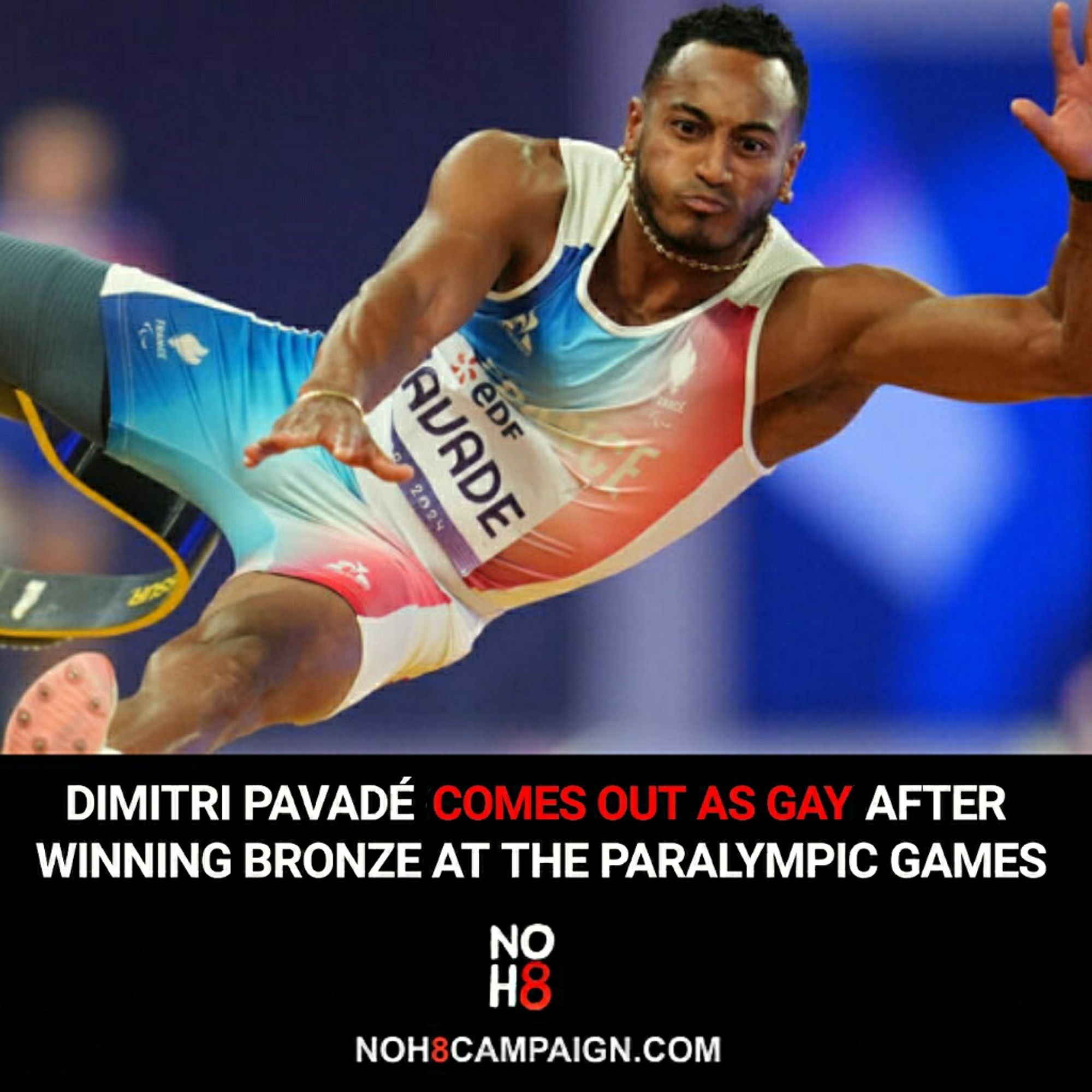 Dimitri Pavadé comes out as gay after winning bronze at the #Paralympic games #NOH8