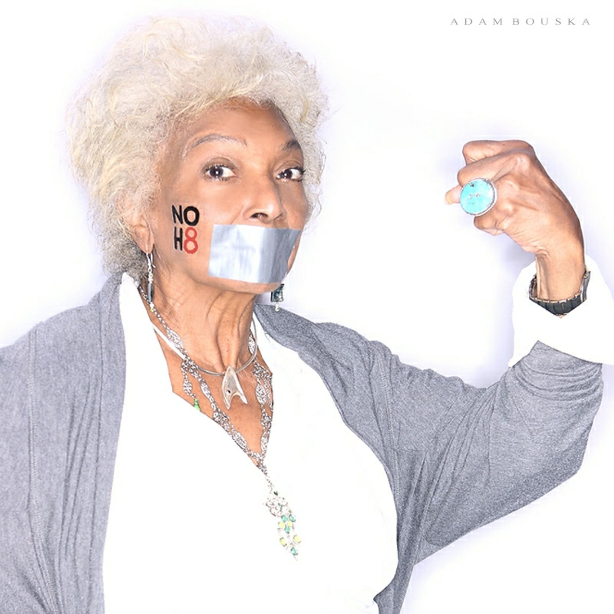 "Everybody has the right to live long and prosper with the person they love." – Nichelle Nichols #StarTrekDay #NOH8 🖖