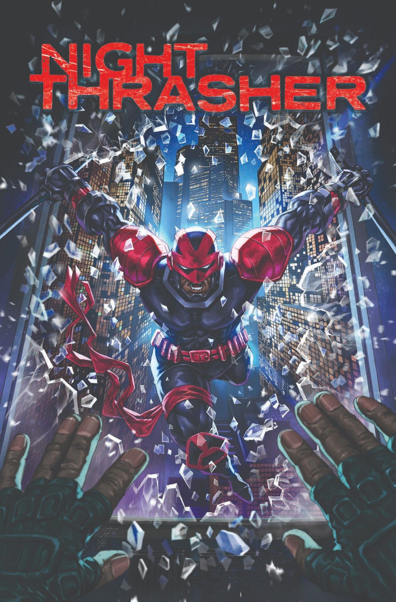 Cover to Night Thrasher: Remix by Alan Quah