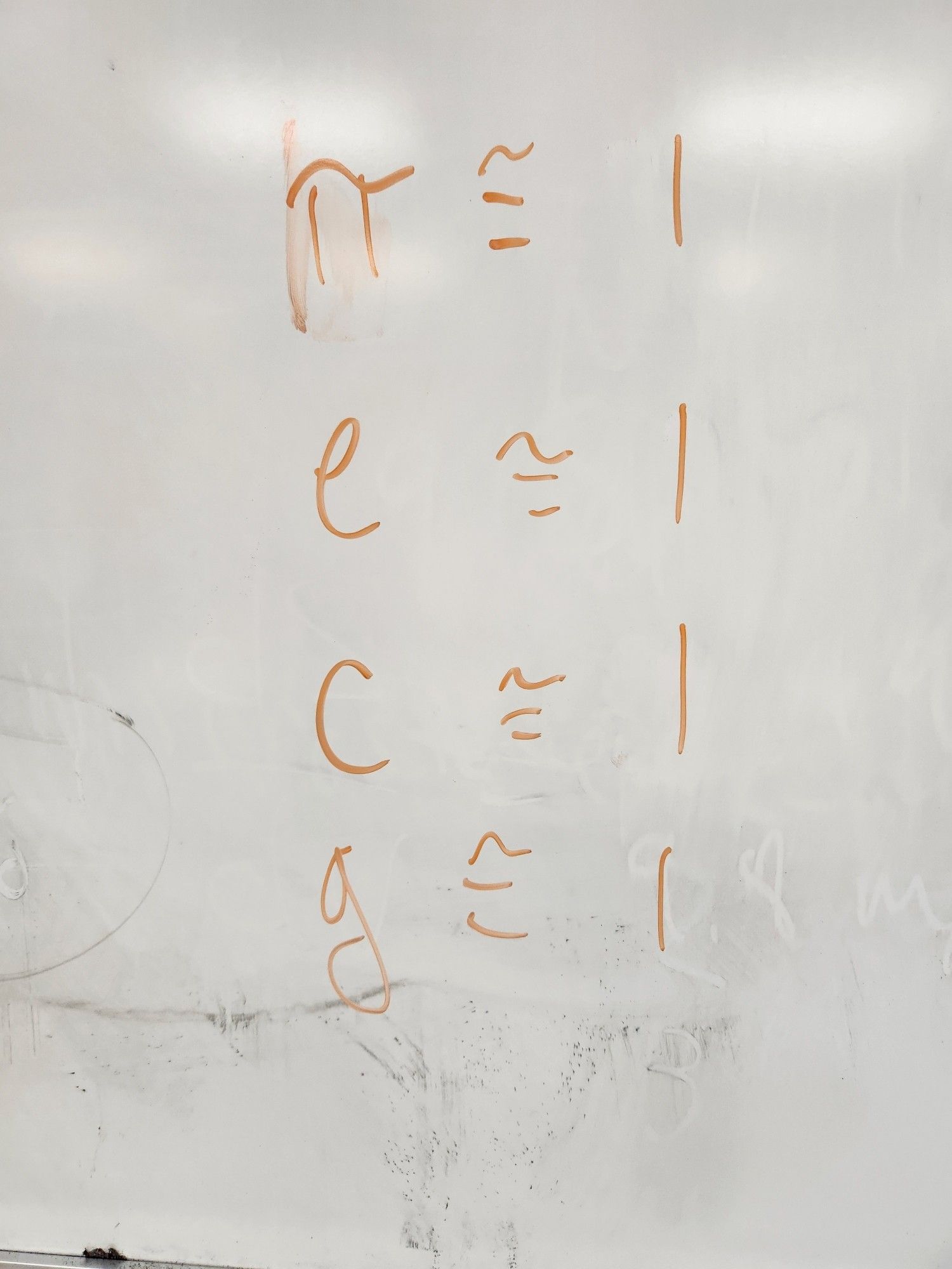 pi = 1
e = 1
c = 1
g = 1