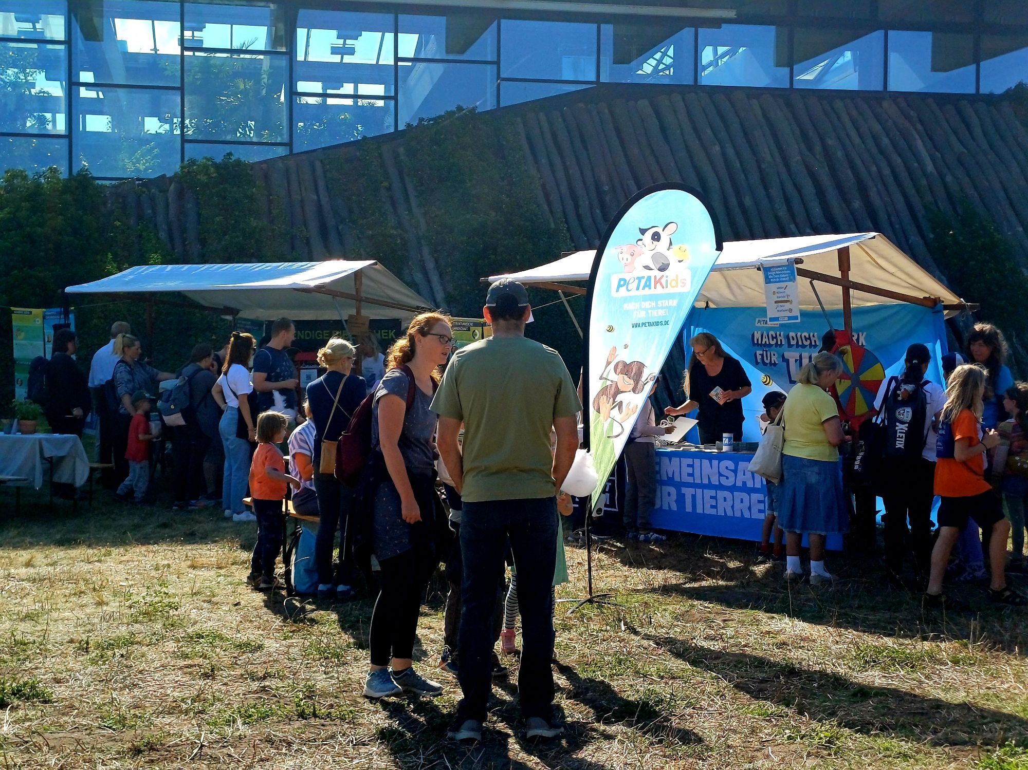 Kinderaktivitäten auf dem Umweltfest