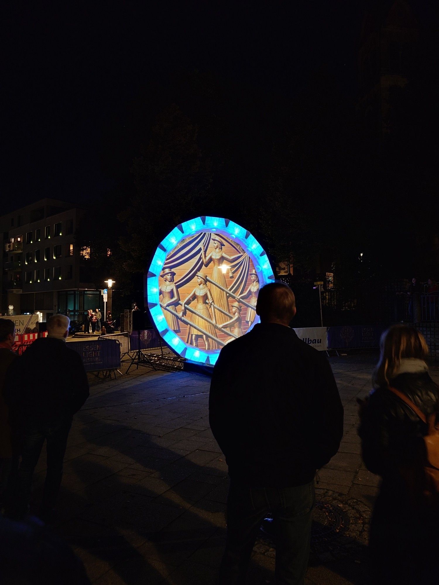 Lichtinstallation Portal